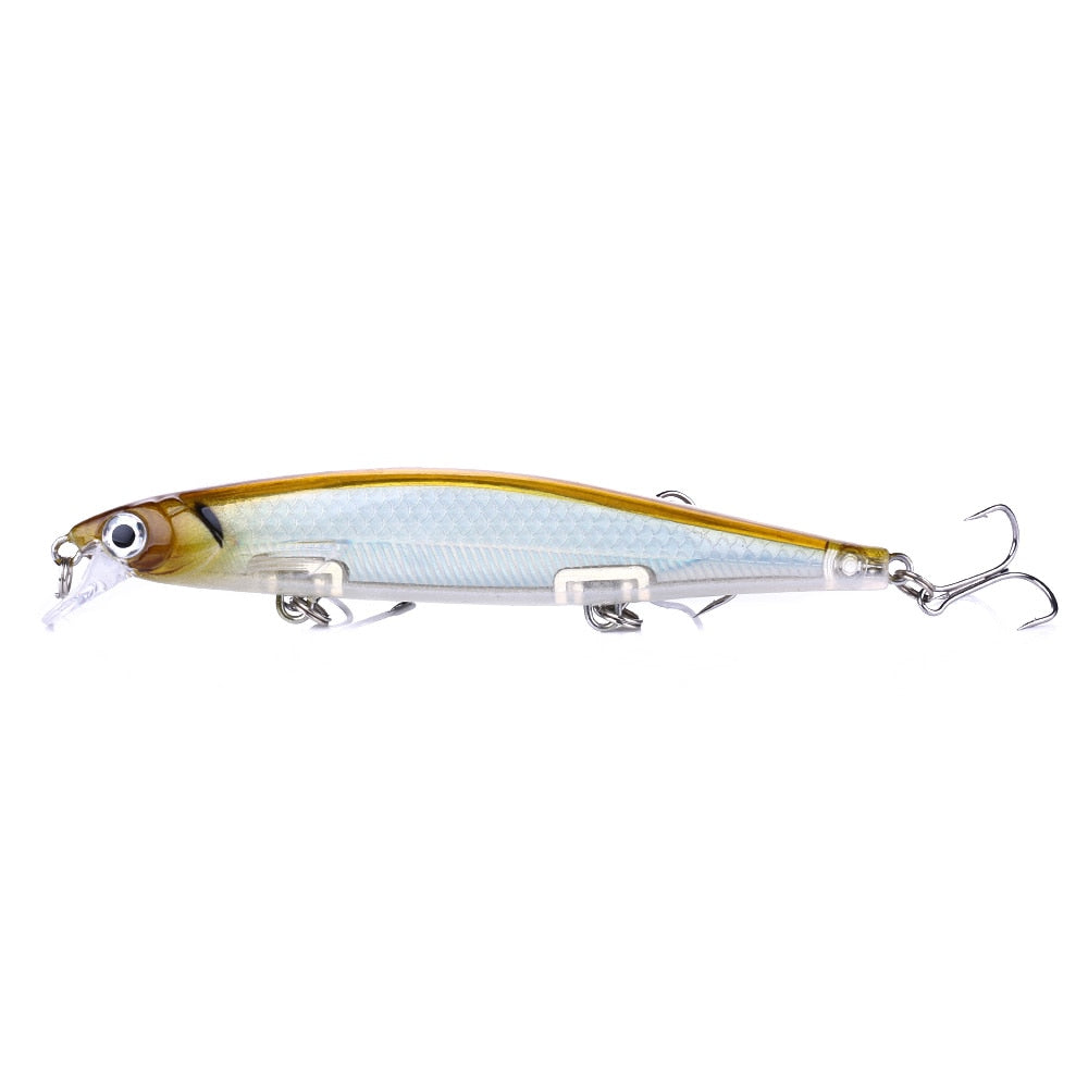 4.33 inches, 13g/.48 oz Jerkbait Bass, Pike, Walley, Striper Fishing.