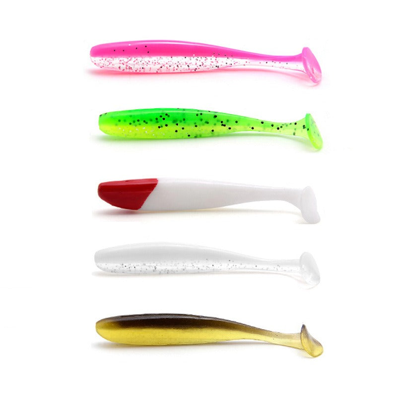 Luya T-tail Soft Bait Texas Rig Drop shot Rig Lead head Rig