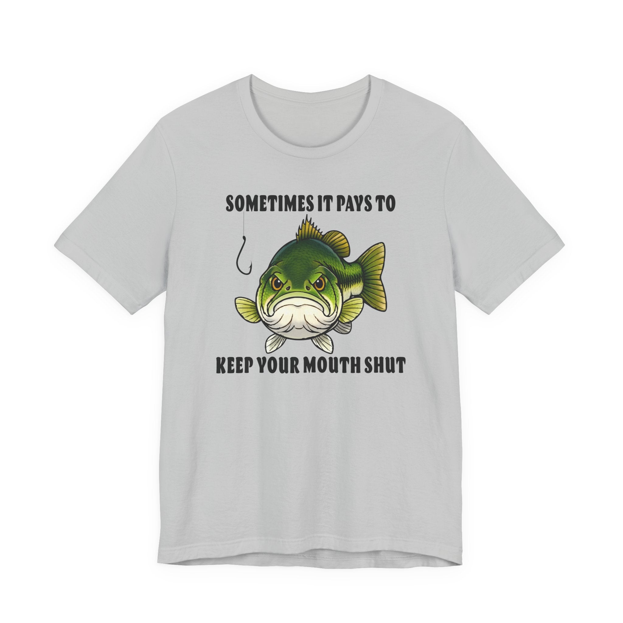 Sometimes It Pays to Keep Your Mouth Shut — Unisex Cotton Tee