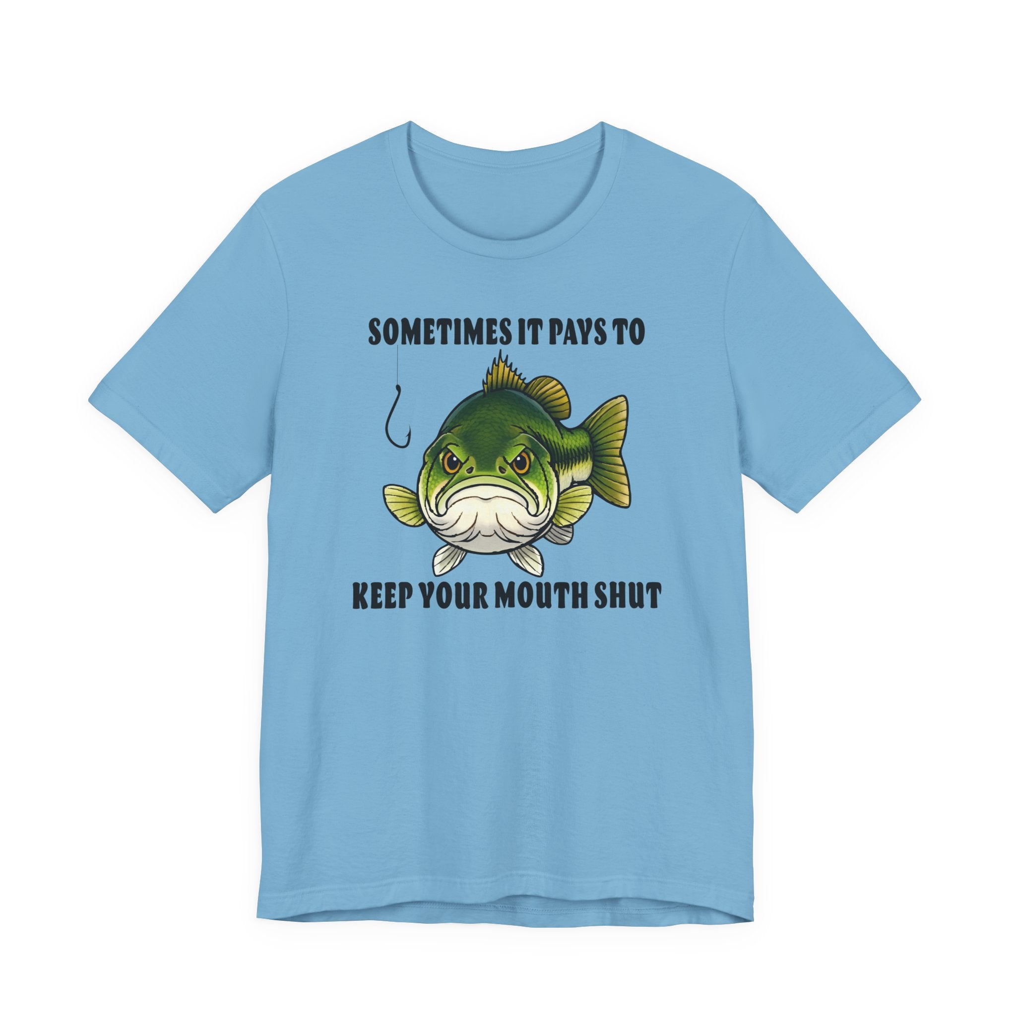 Sometimes It Pays to Keep Your Mouth Shut — Unisex Cotton Tee