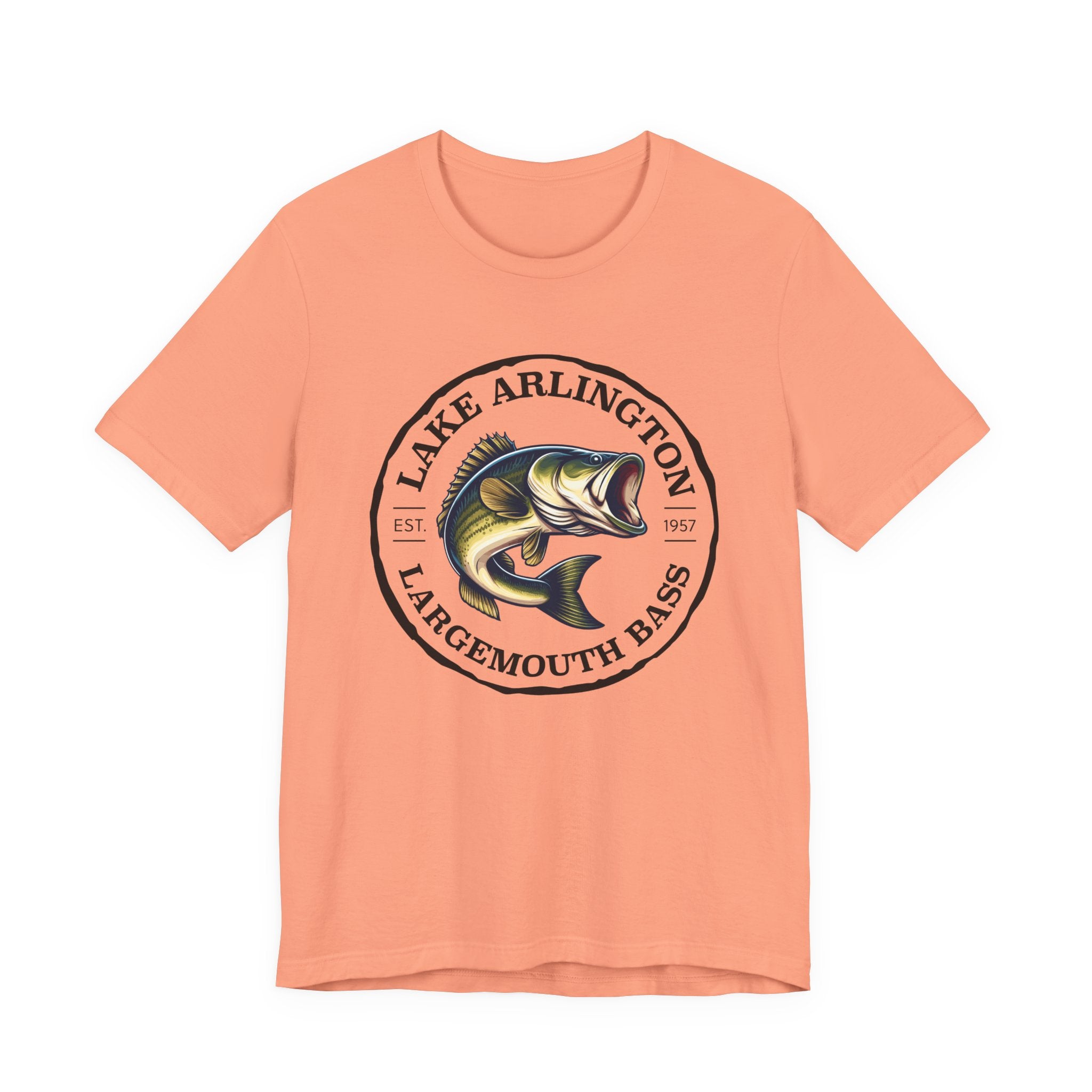 Lake Arlington Largemouth Bass — Unisex Cotton Tee