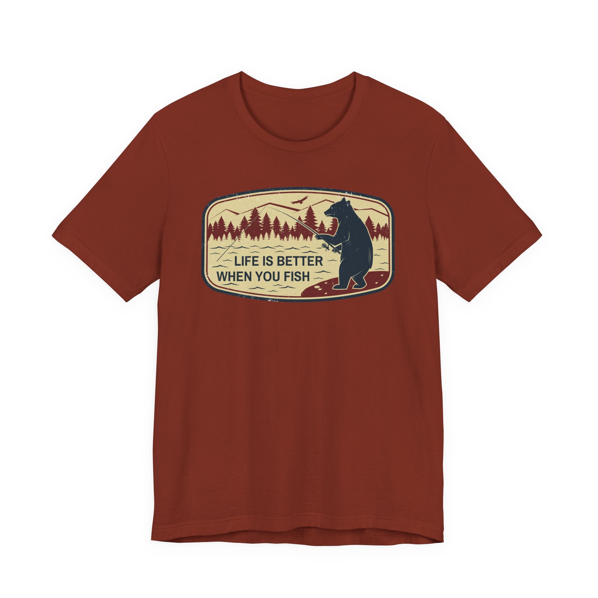 Life Is Better When You Fish — Unisex Cotton Tee
