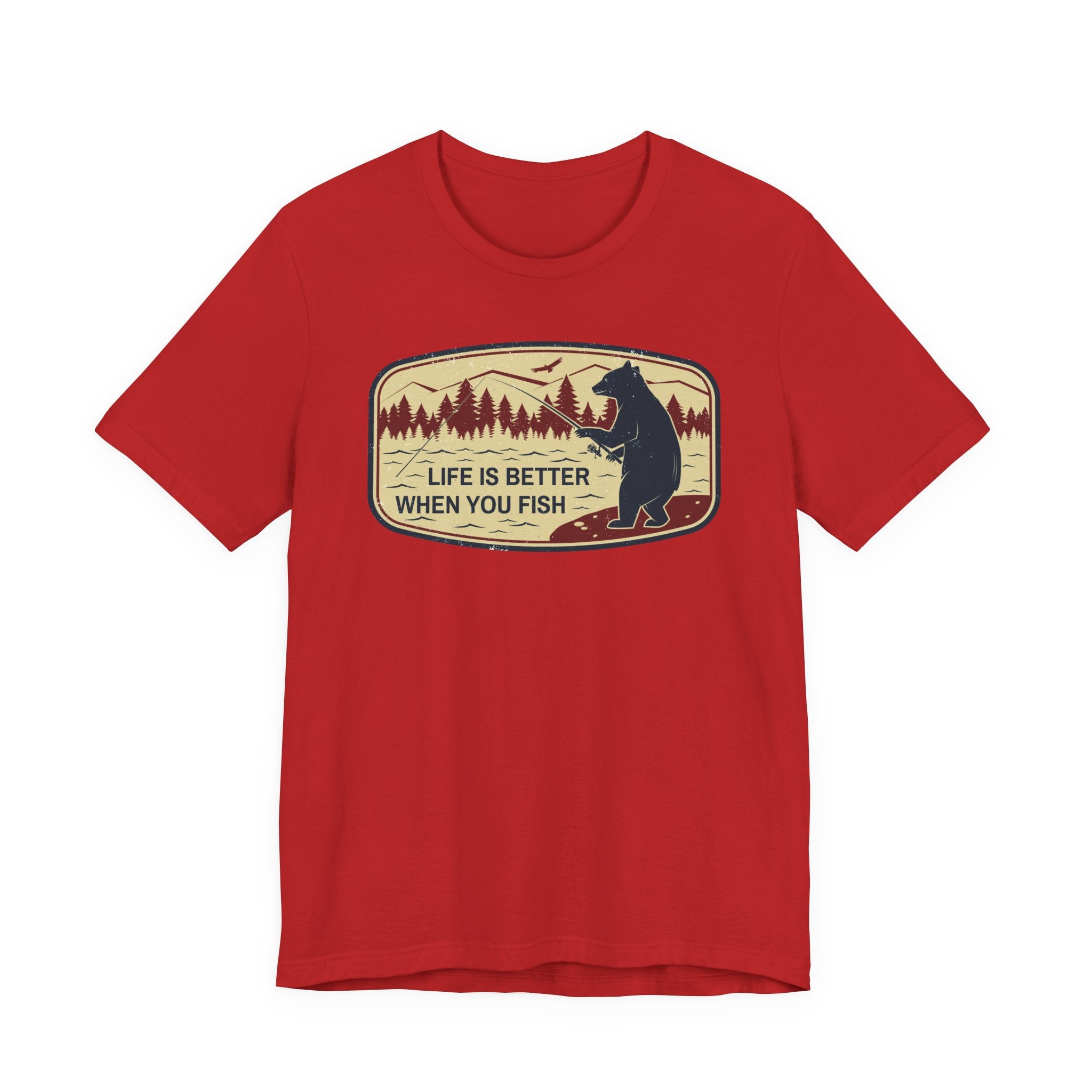 Life Is Better When You Fish — Unisex Cotton Tee