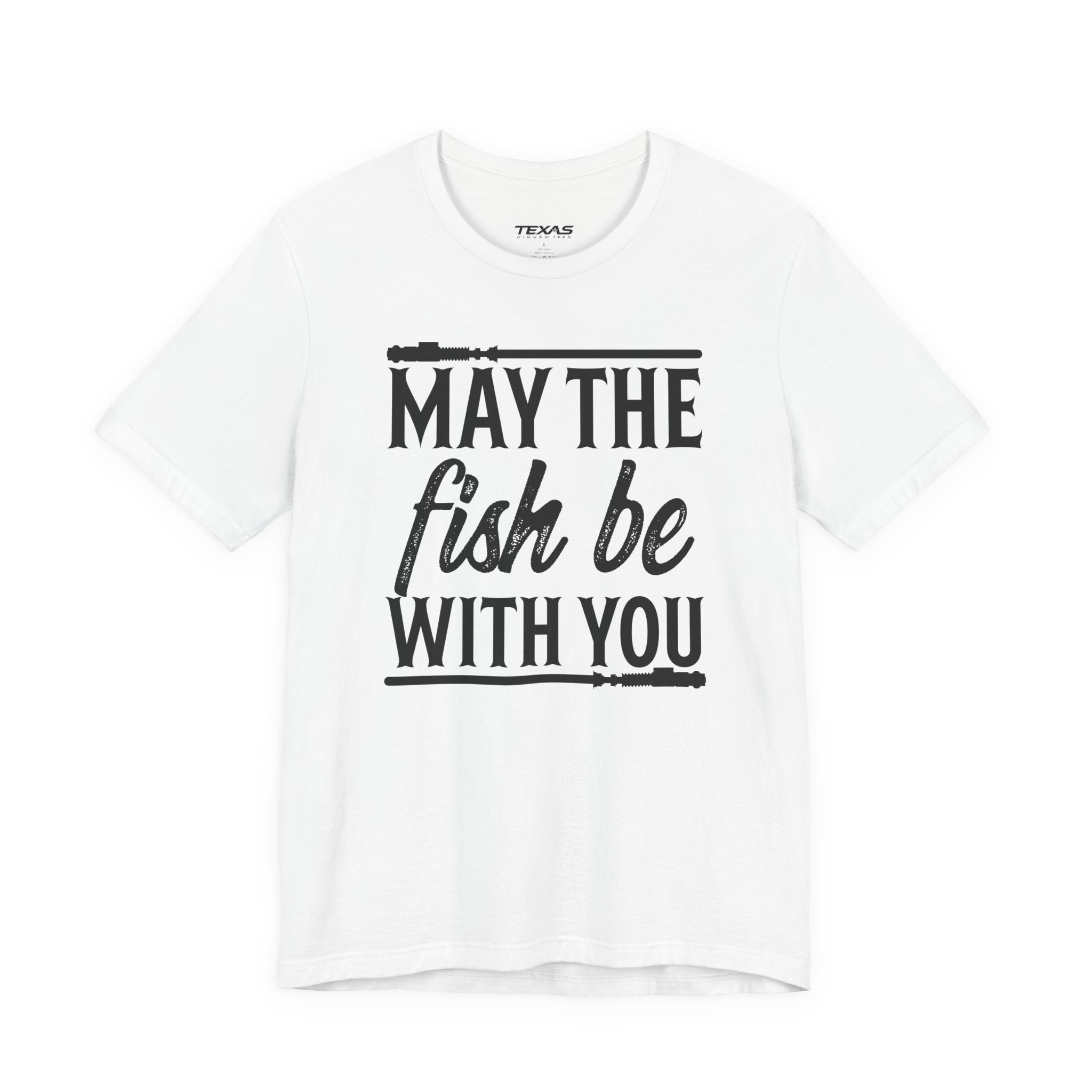 May the Fish Be With You — Unisex Cotton Tee