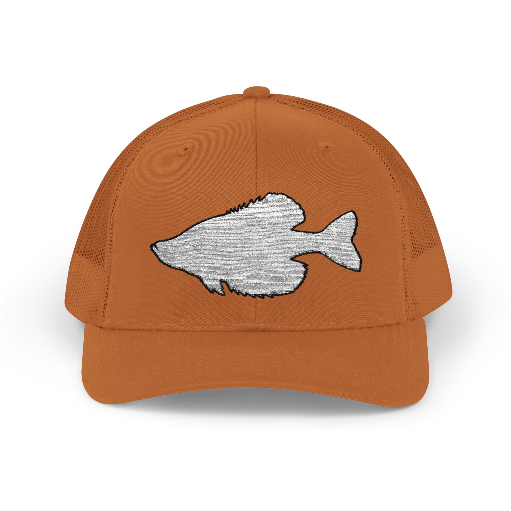 Crappie Silhouette — Embroidered Baseball Cap