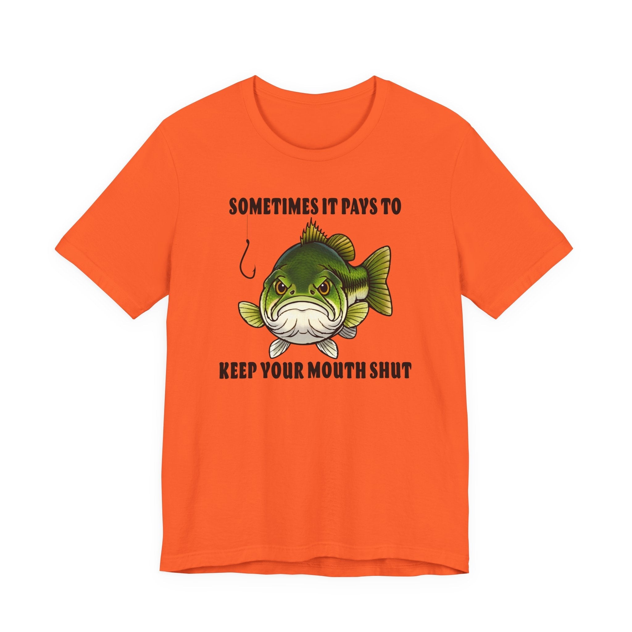 Sometimes It Pays to Keep Your Mouth Shut — Unisex Cotton Tee