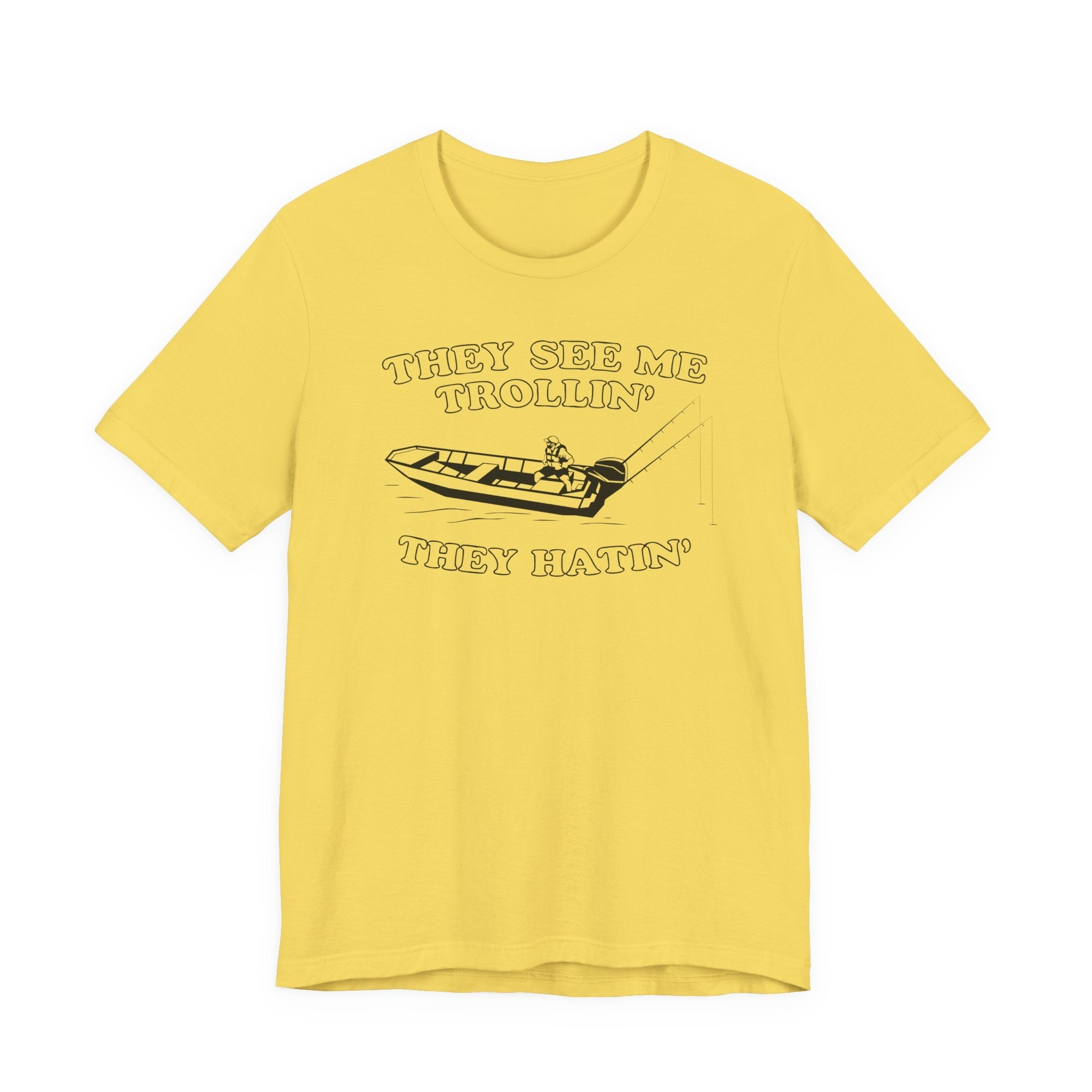 They See Me Trollin’, They Hatin’ — Unisex Cotton Tee