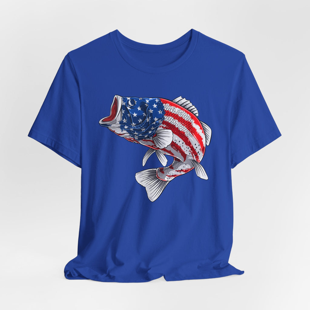 Patriotic Bass — Unisex Cotton Tee