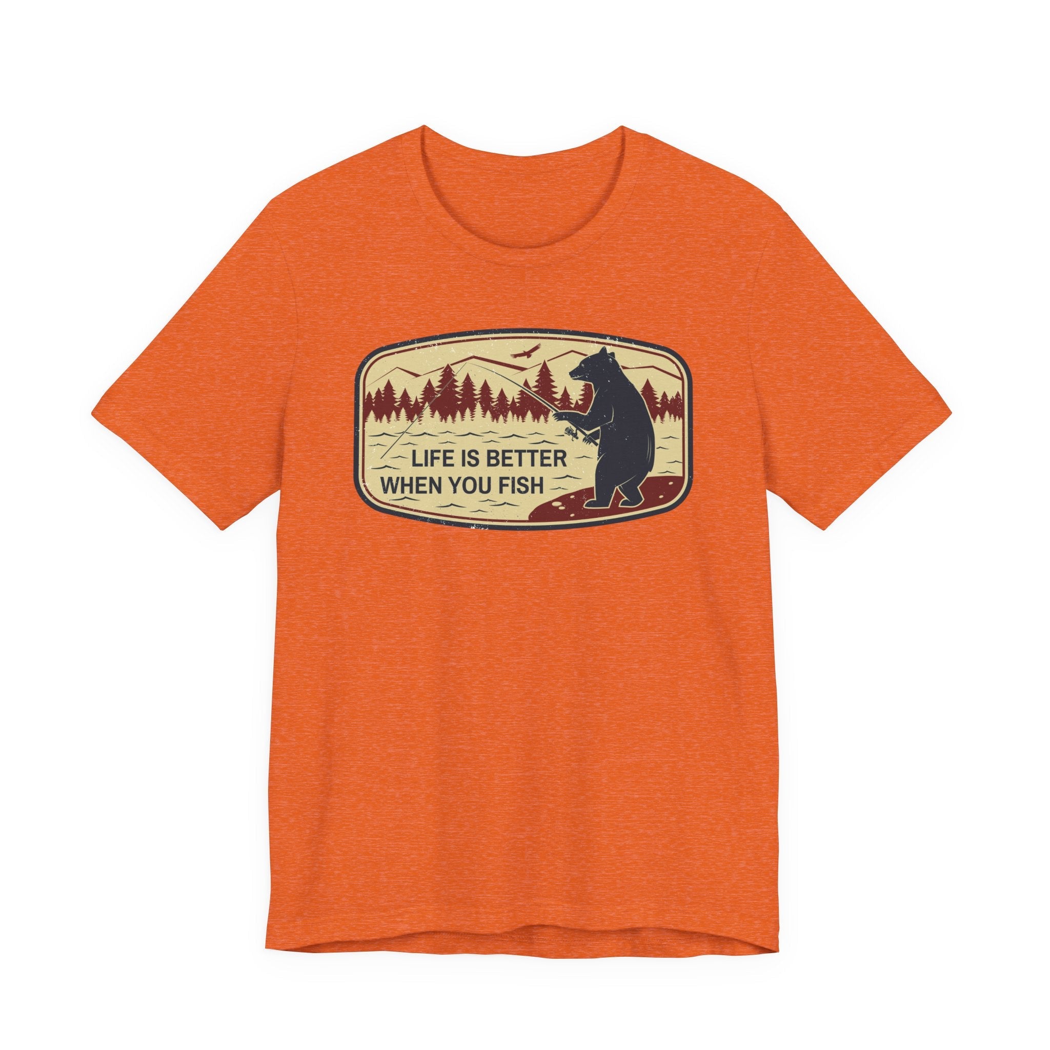 Life Is Better When You Fish — Unisex Cotton Tee