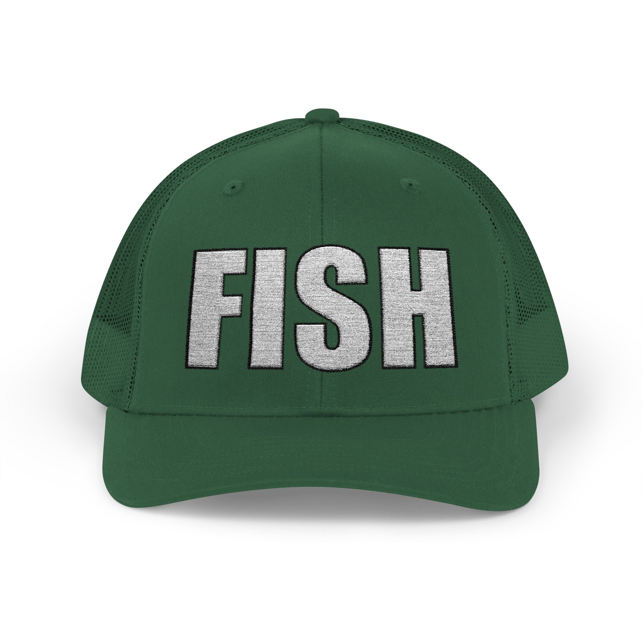 FISH — Embroidered Baseball Cap