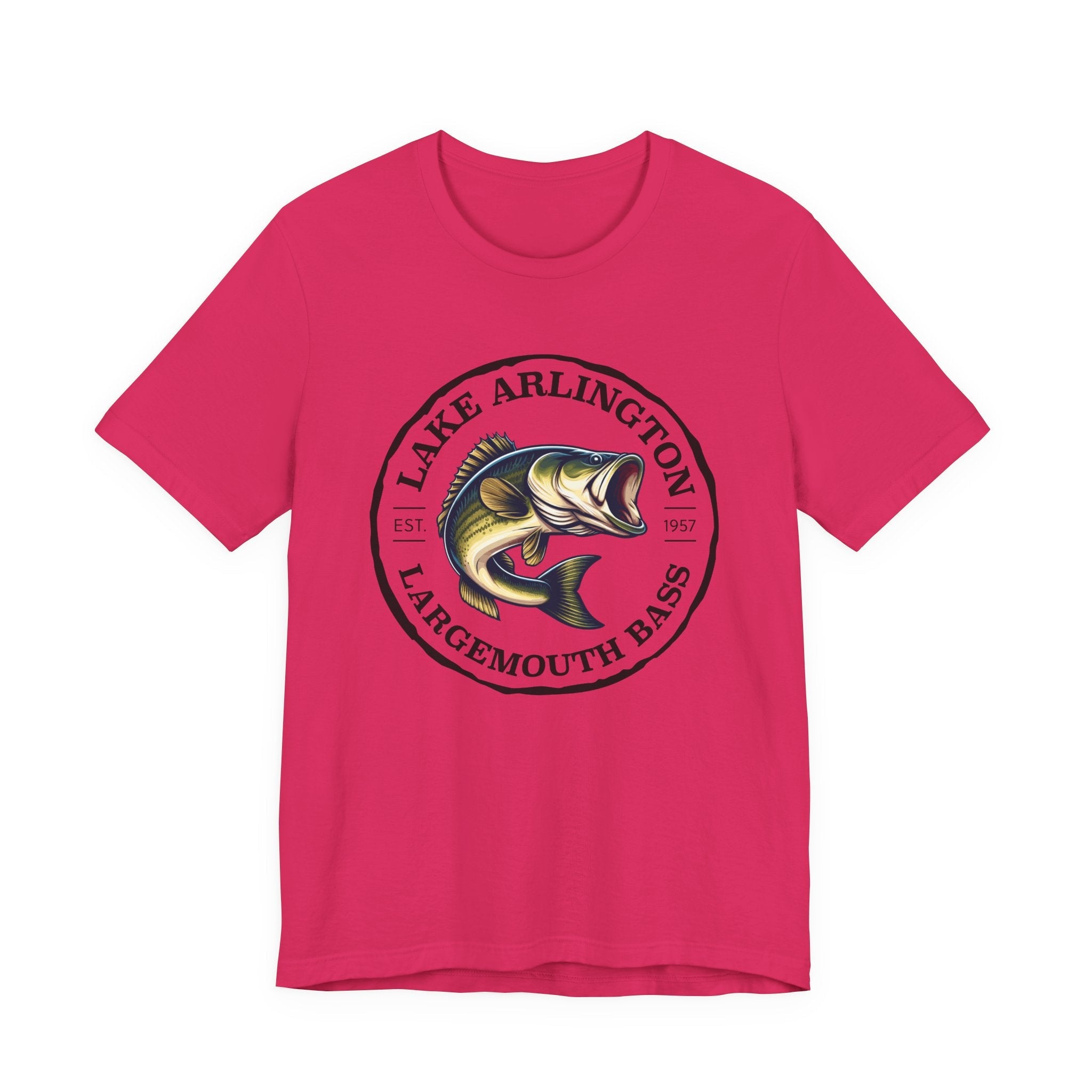 Lake Arlington Largemouth Bass — Unisex Cotton Tee
