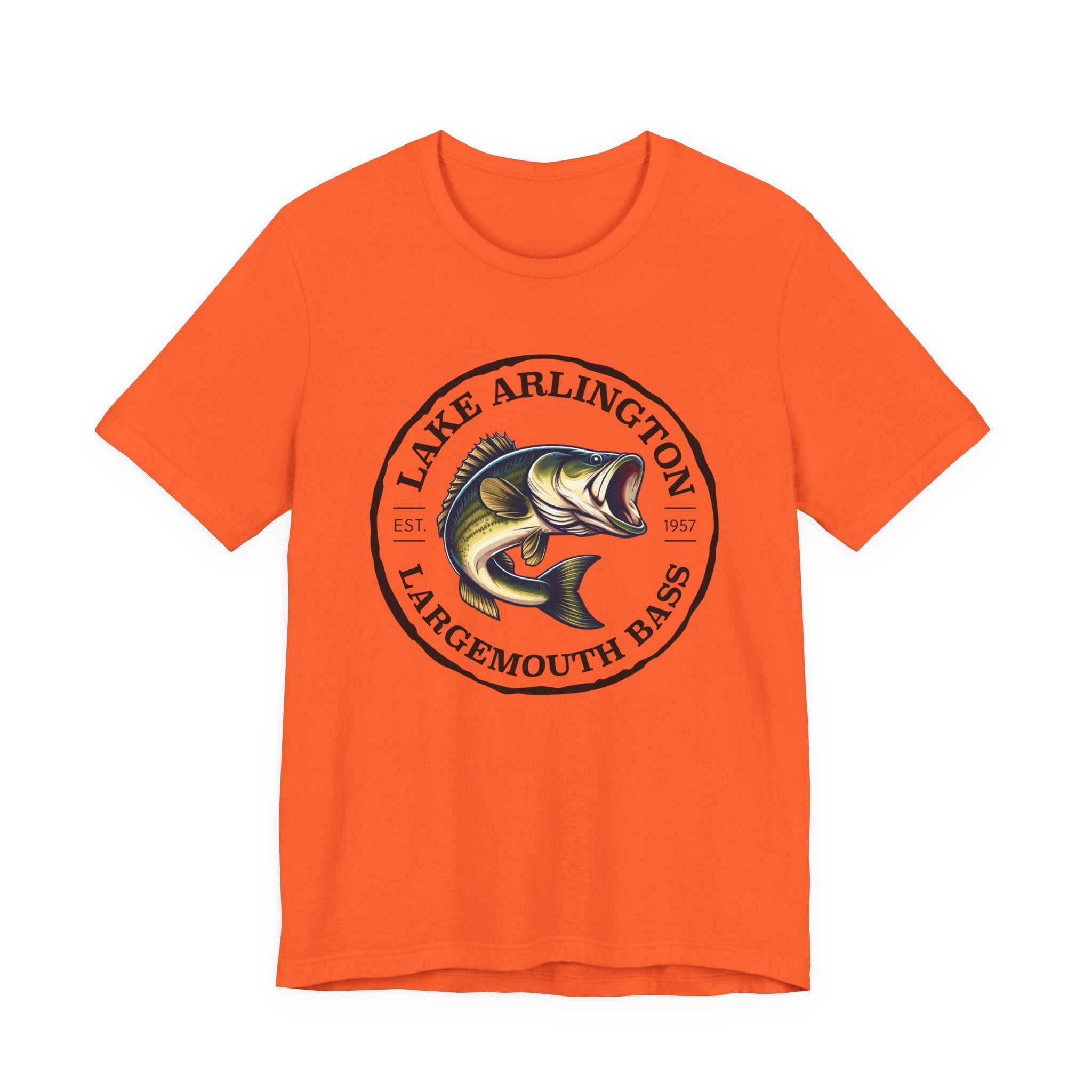 Lake Arlington Largemouth Bass — Unisex Cotton Tee