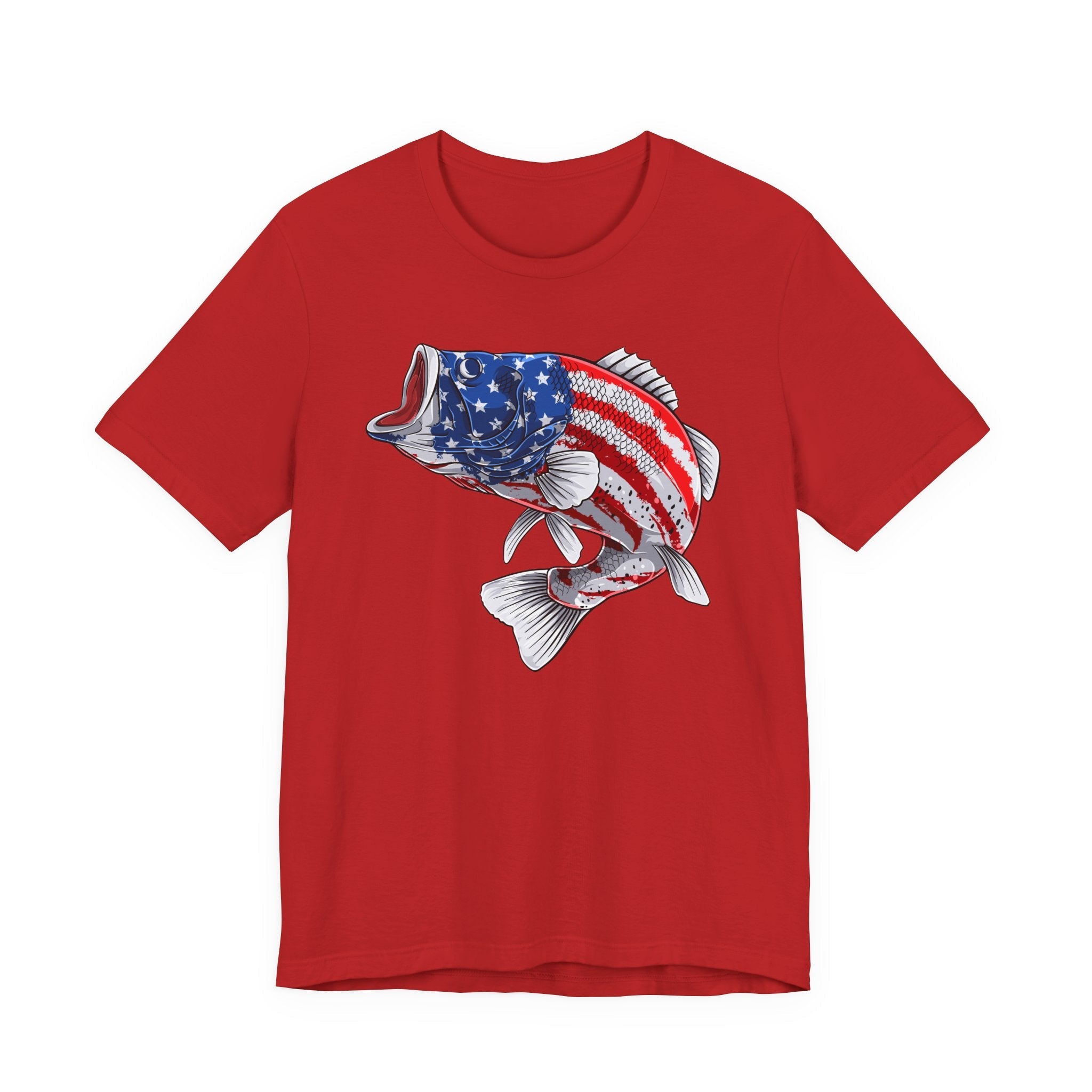 Patriotic Bass — Unisex Cotton Tee