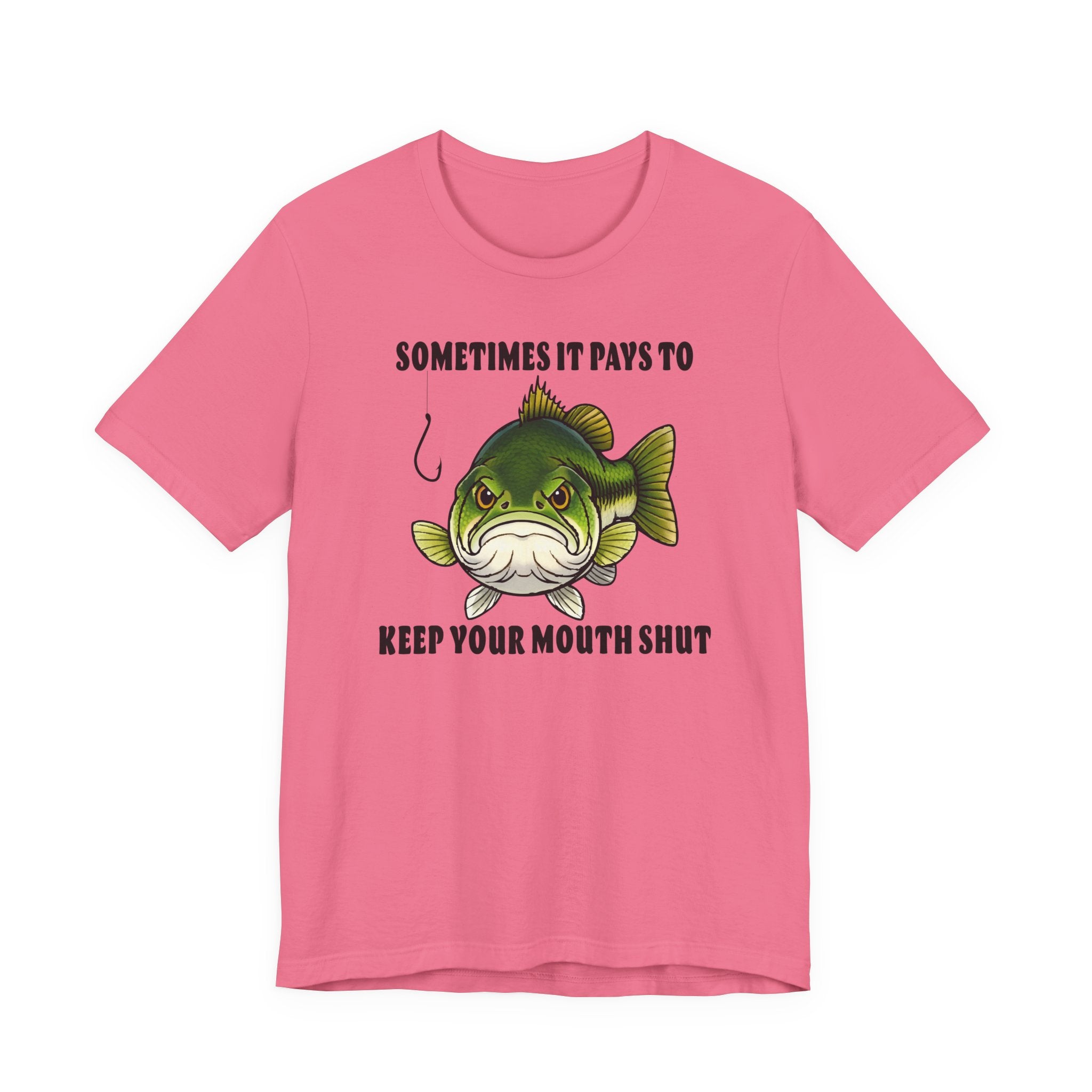 Sometimes It Pays to Keep Your Mouth Shut — Unisex Cotton Tee