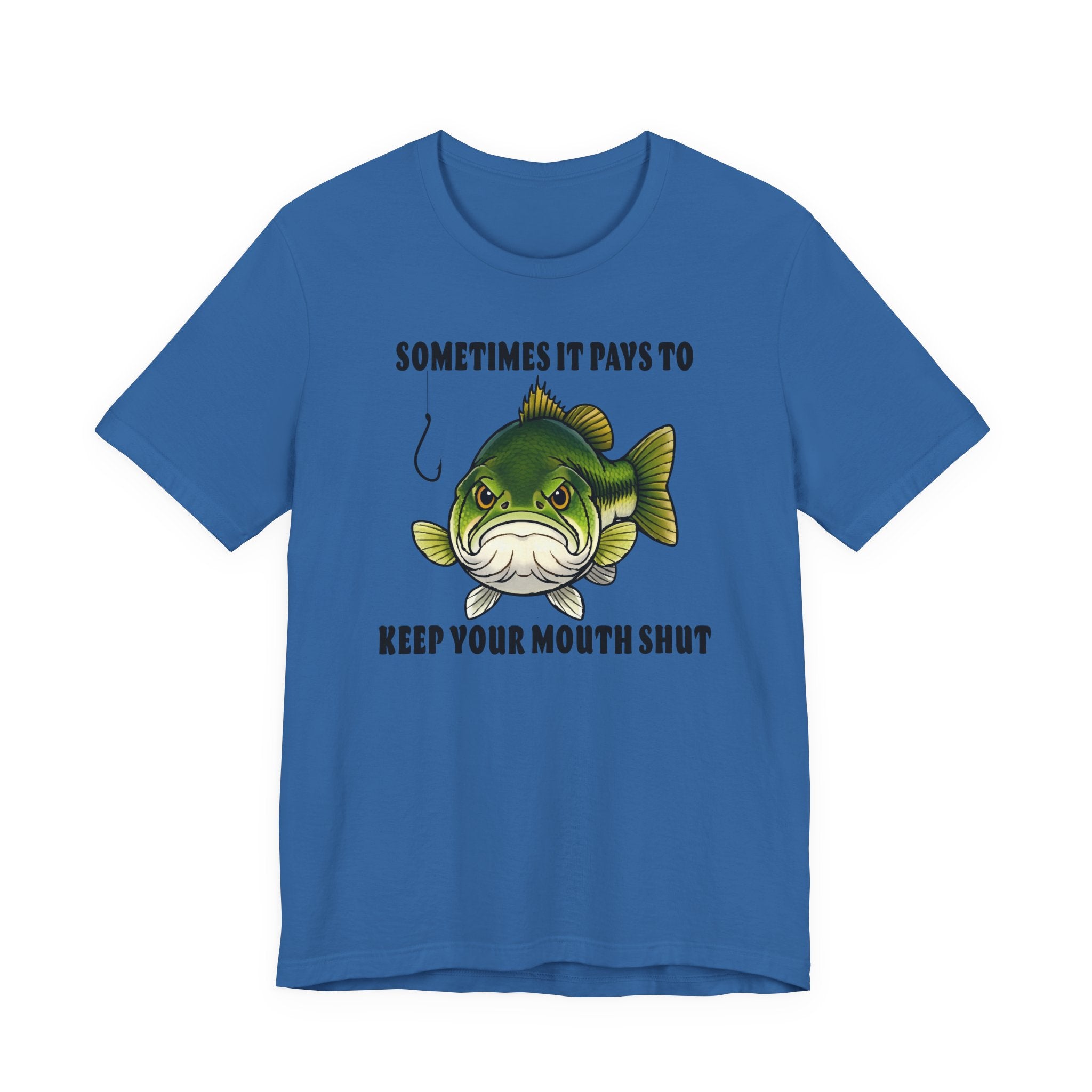 Sometimes It Pays to Keep Your Mouth Shut — Unisex Cotton Tee
