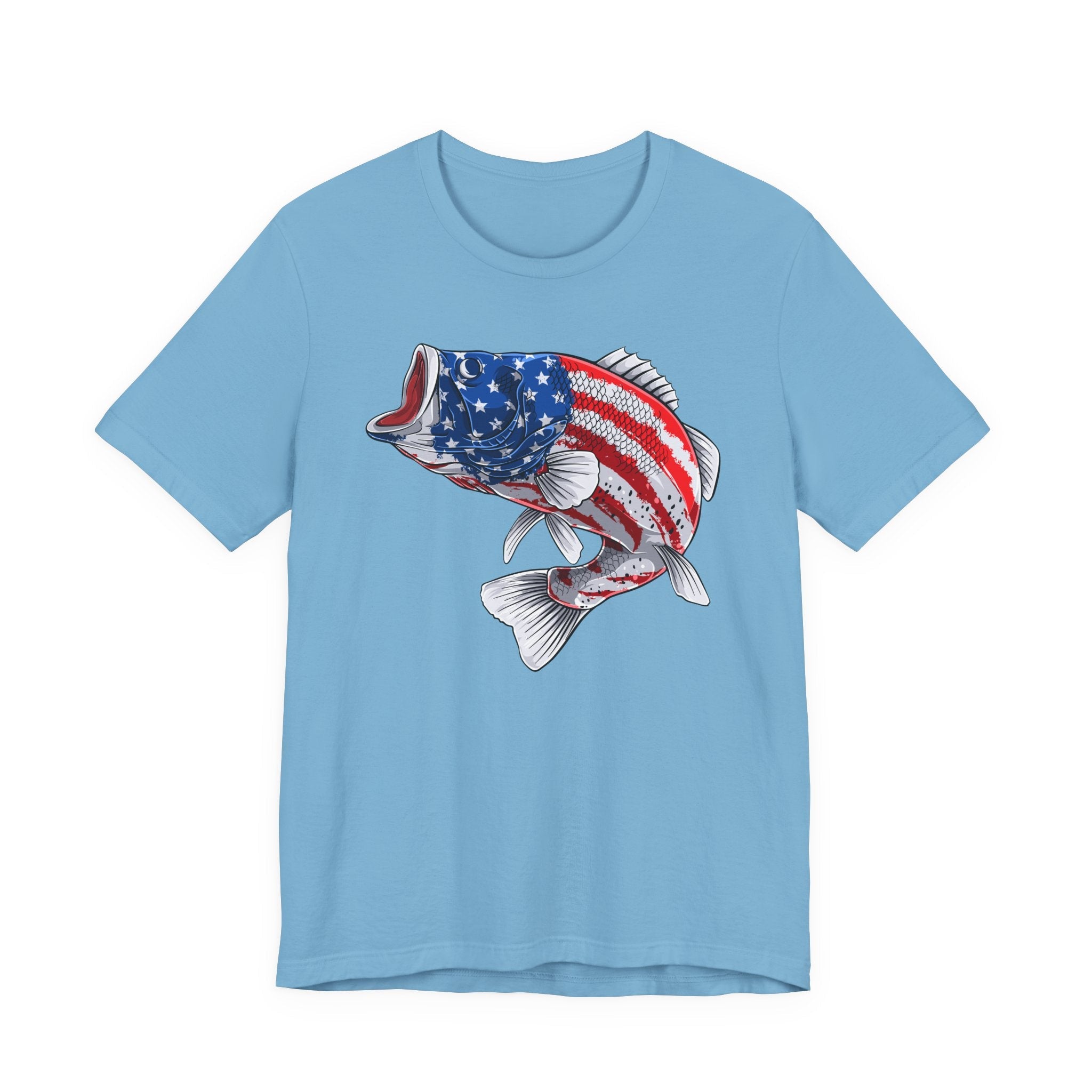 Patriotic Bass — Unisex Cotton Tee