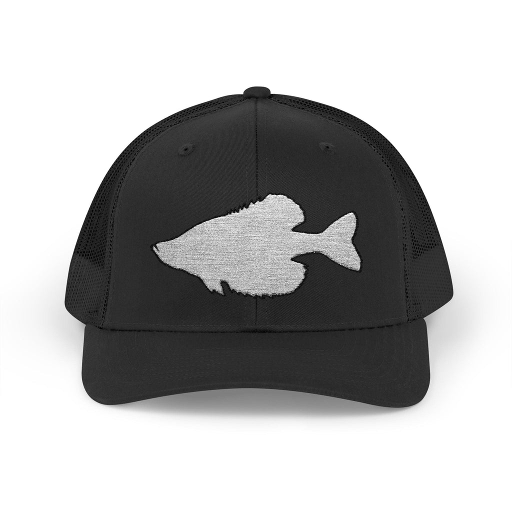 Crappie Silhouette — Embroidered Baseball Cap