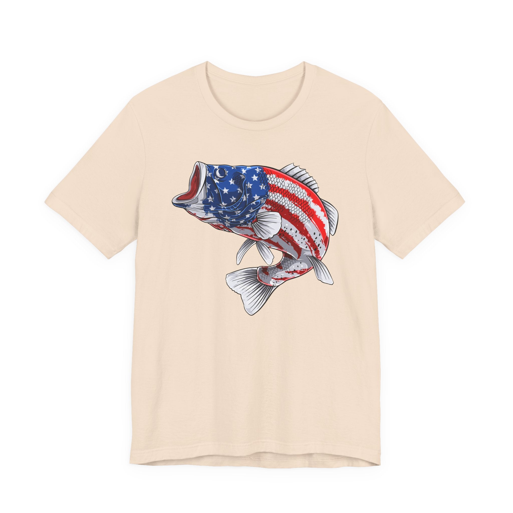 Patriotic Bass — Unisex Cotton Tee