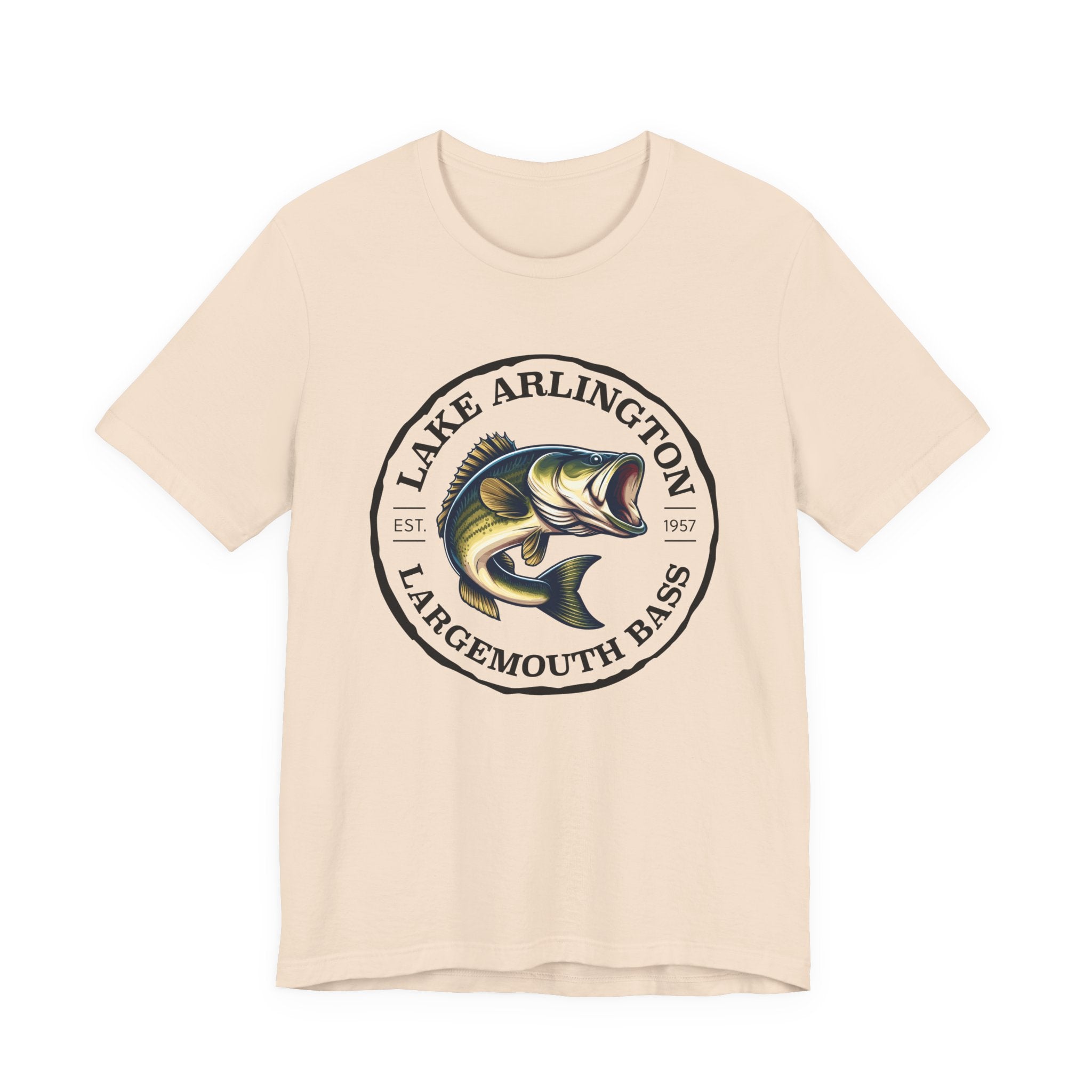 Lake Arlington Largemouth Bass — Unisex Cotton Tee