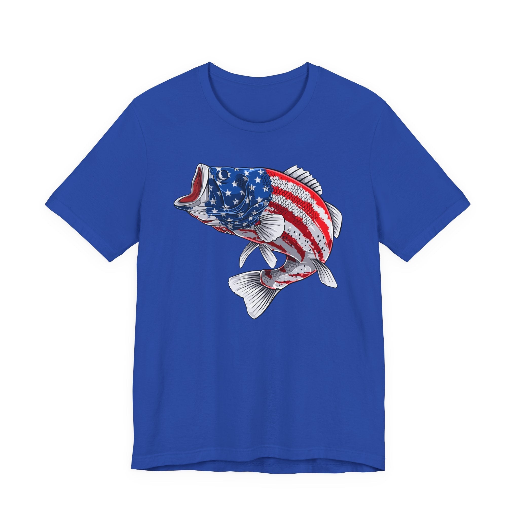 Patriotic Bass — Unisex Cotton Tee