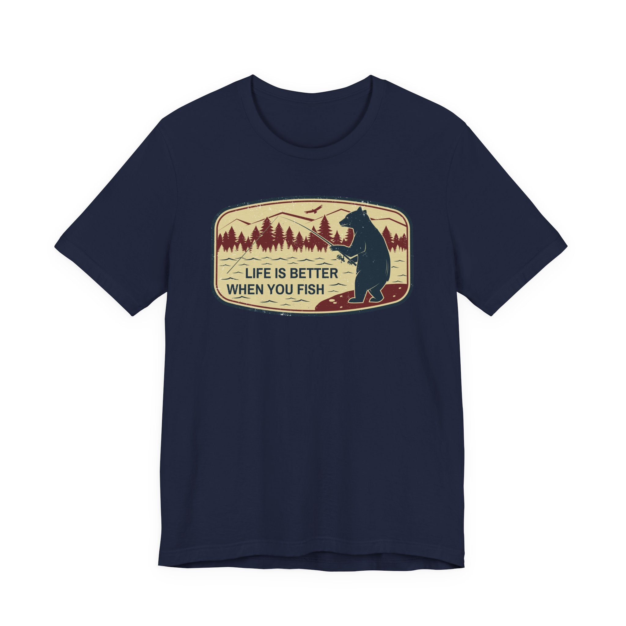 Life Is Better When You Fish — Unisex Cotton Tee