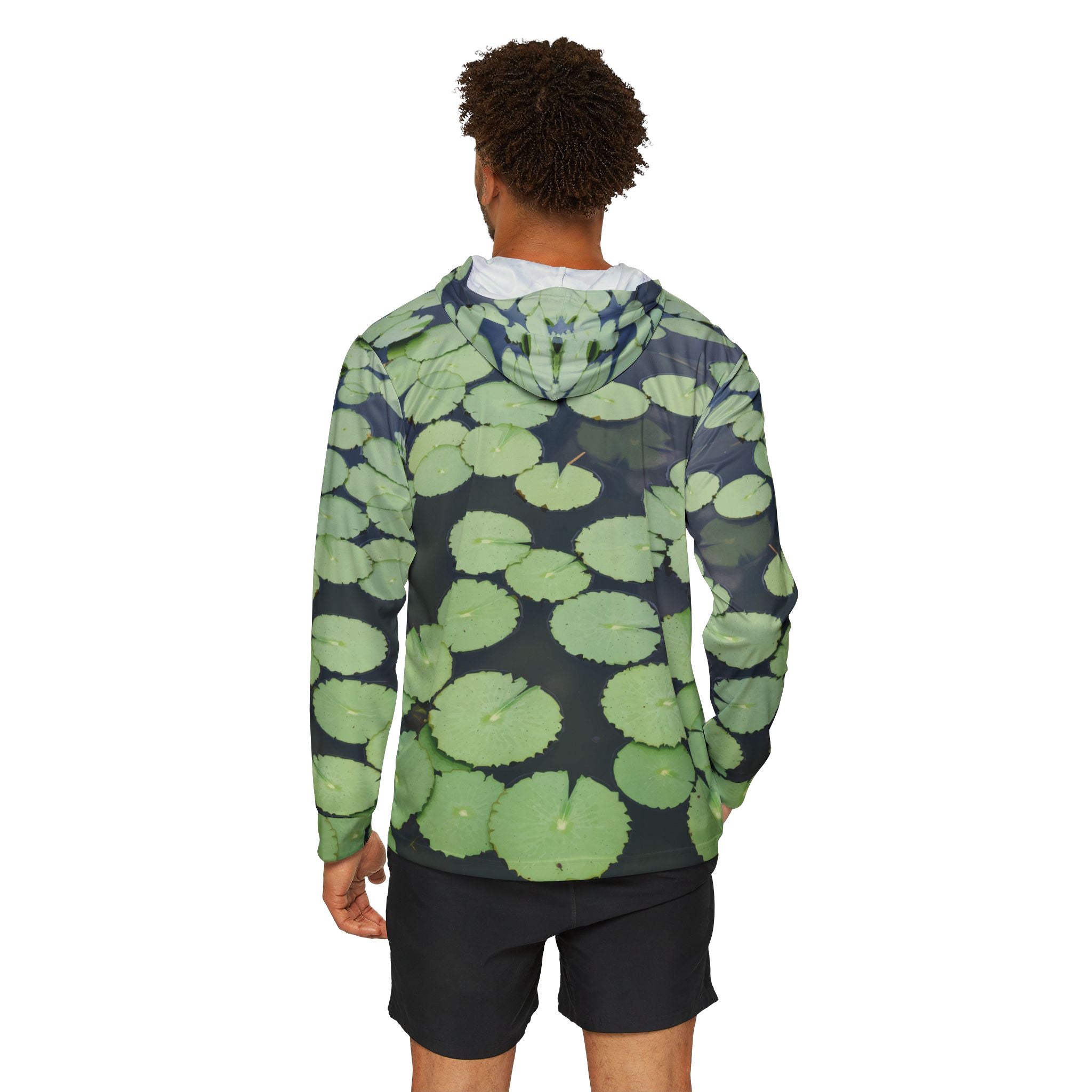 Lily Pads — Unisex Fishing Pullover Hoodie (SPF 50+)