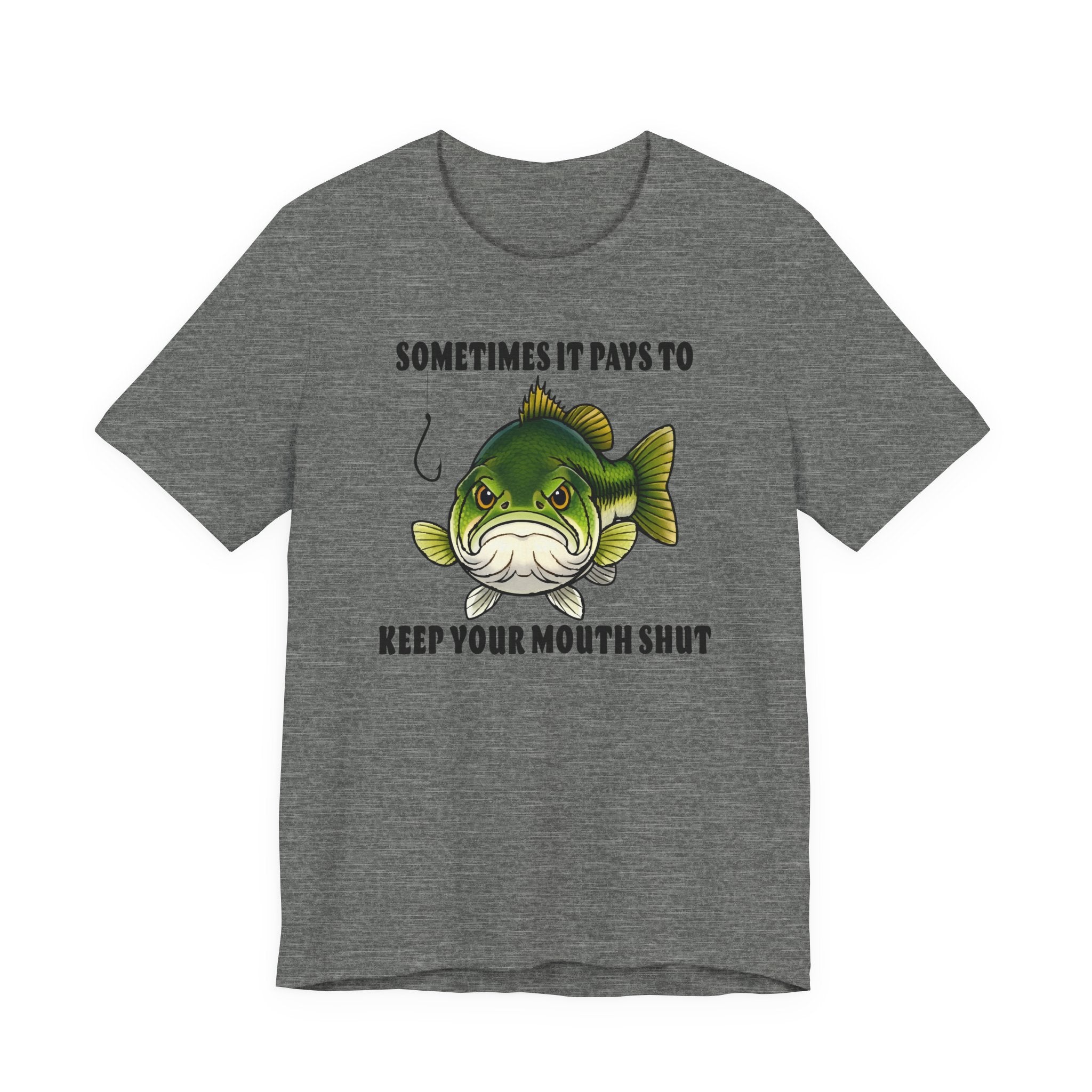 Sometimes It Pays to Keep Your Mouth Shut — Unisex Cotton Tee