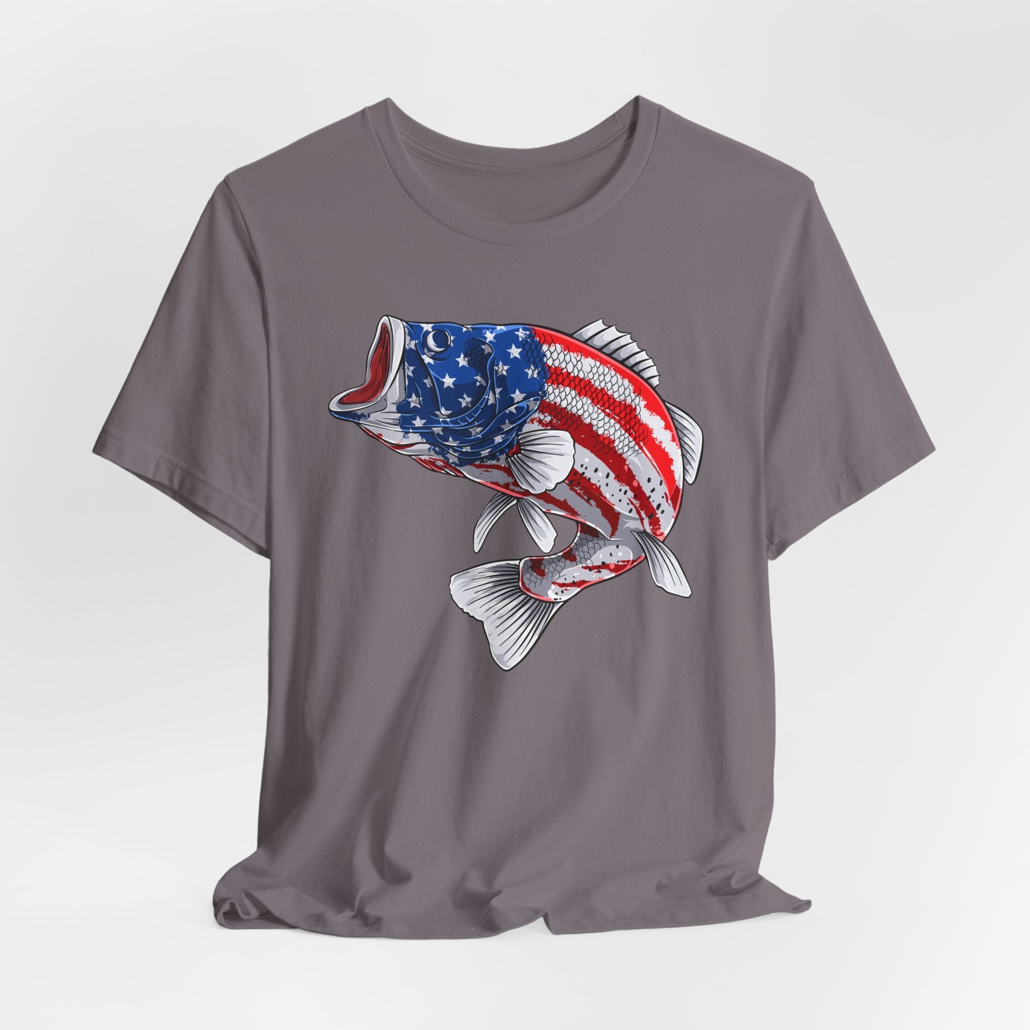 Patriotic Bass — Unisex Cotton Tee