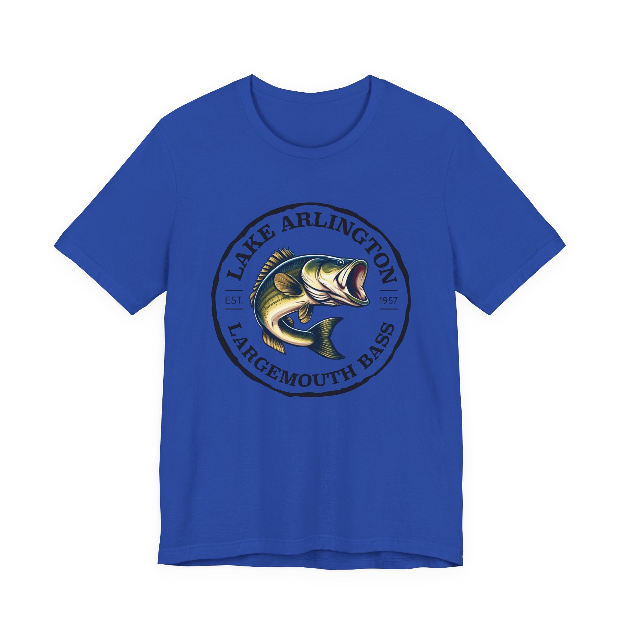 Lake Arlington Largemouth Bass — Unisex Cotton Tee