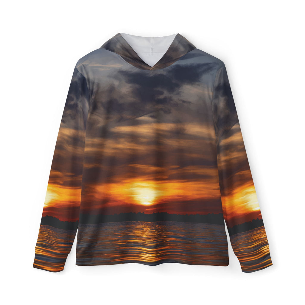 Lake Sunset — Unisex Fishing Pullover Hoodie (SPF 50+)