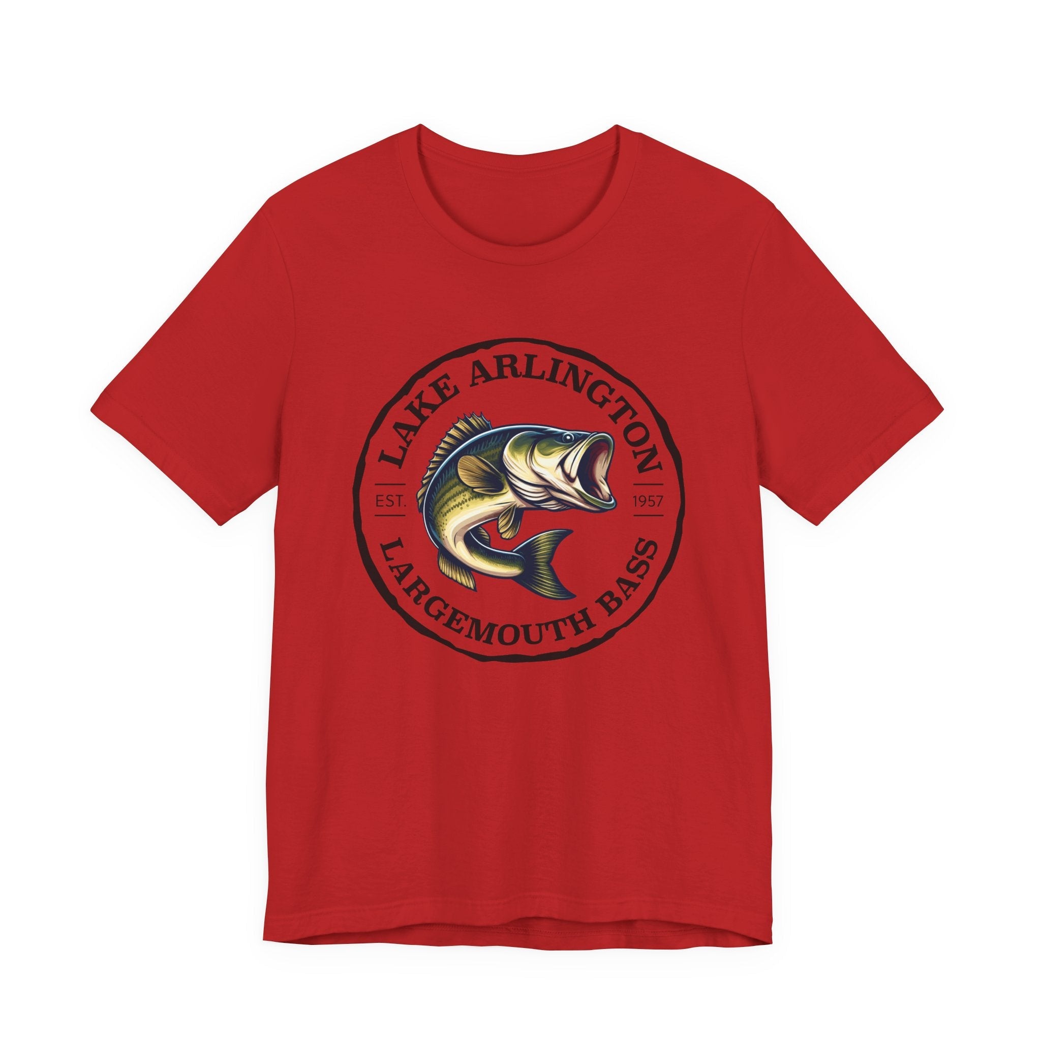 Lake Arlington Largemouth Bass — Unisex Cotton Tee