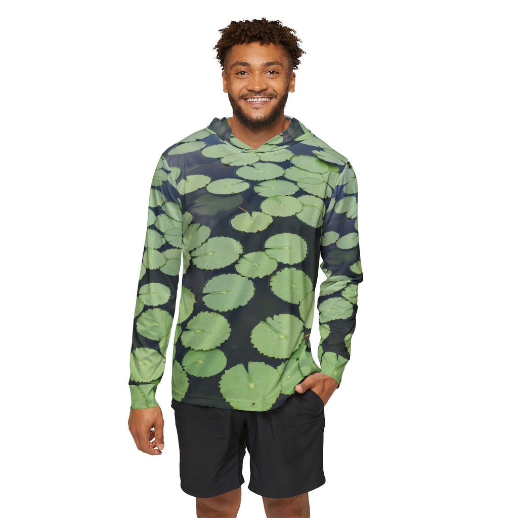 Lily Pads — Unisex Fishing Pullover Hoodie (SPF 50+)