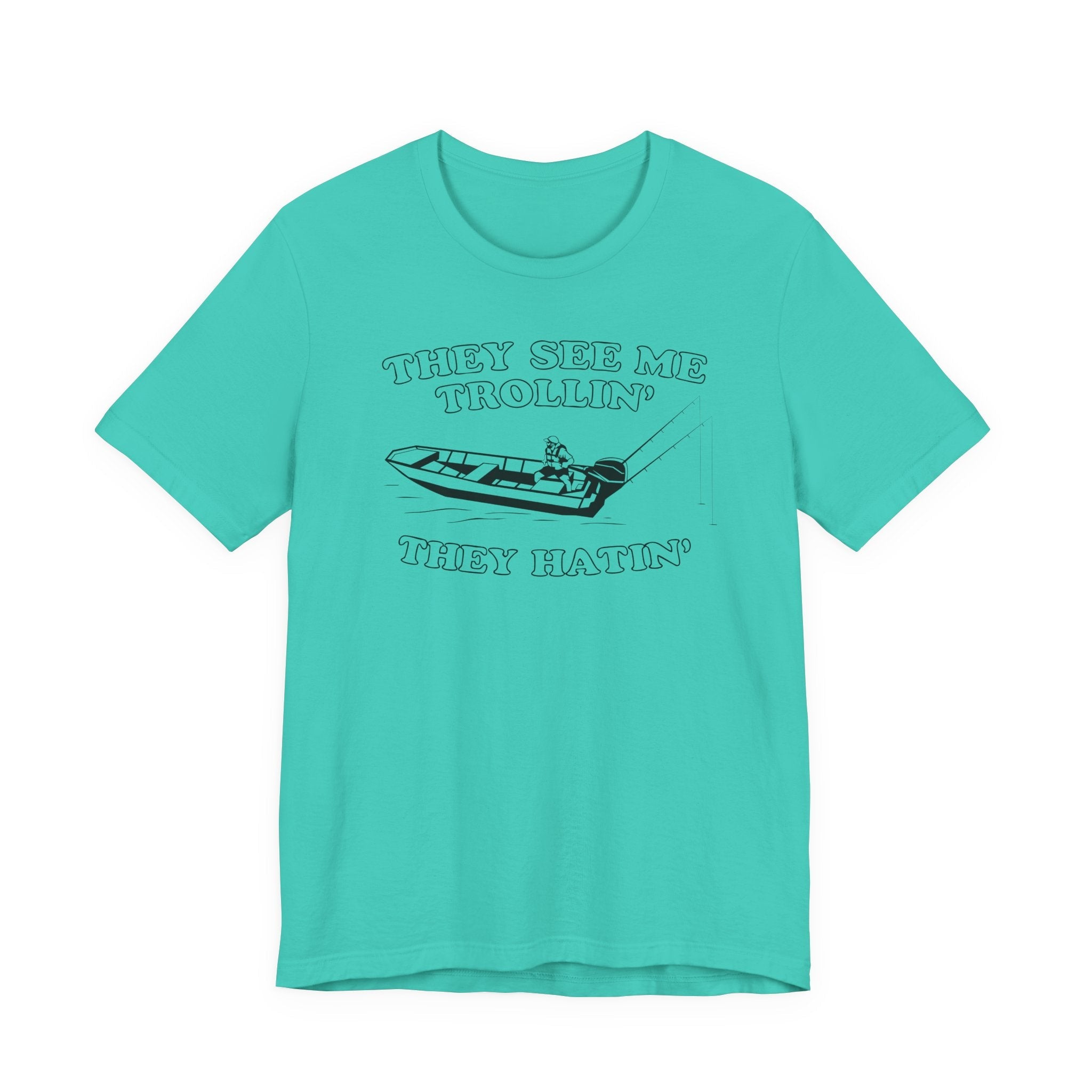 They See Me Trollin’, They Hatin’ — Unisex Cotton Tee