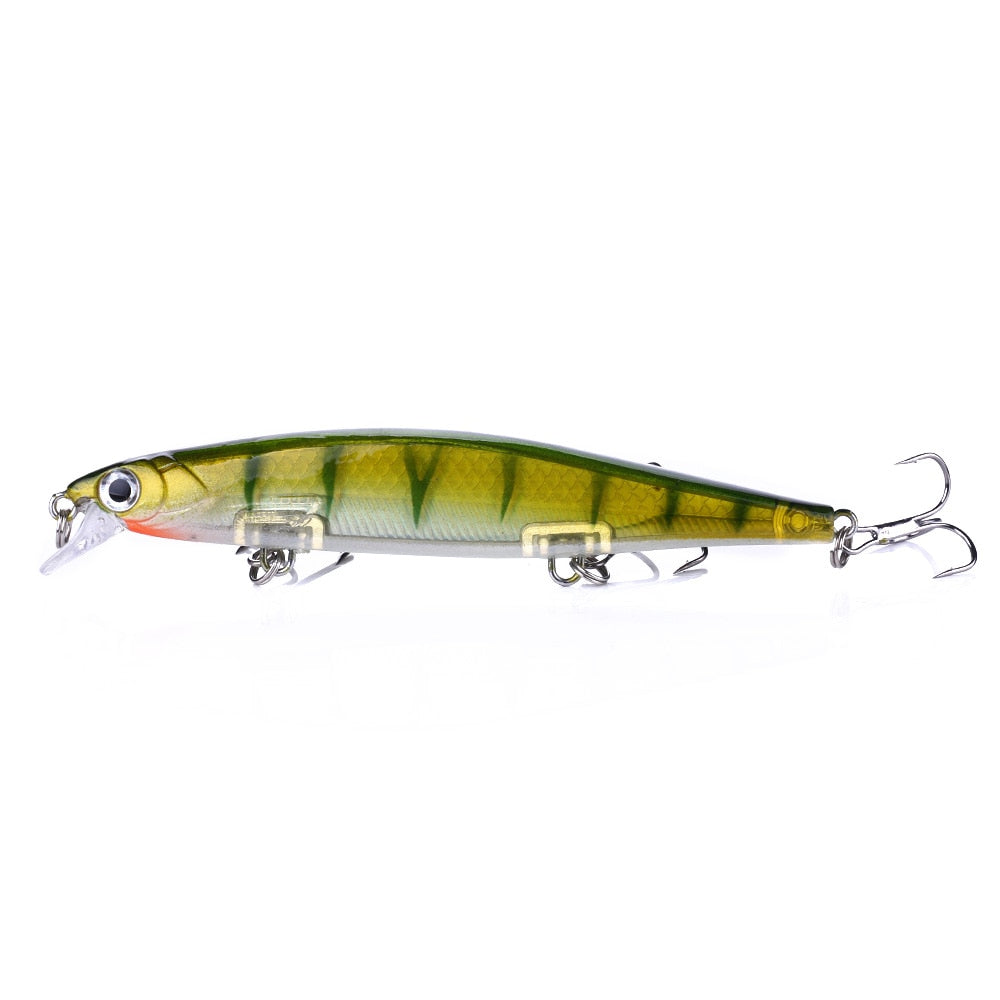 4.33 inches, 13g/.48 oz Jerkbait Bass, Pike, Walley, Striper Fishing.