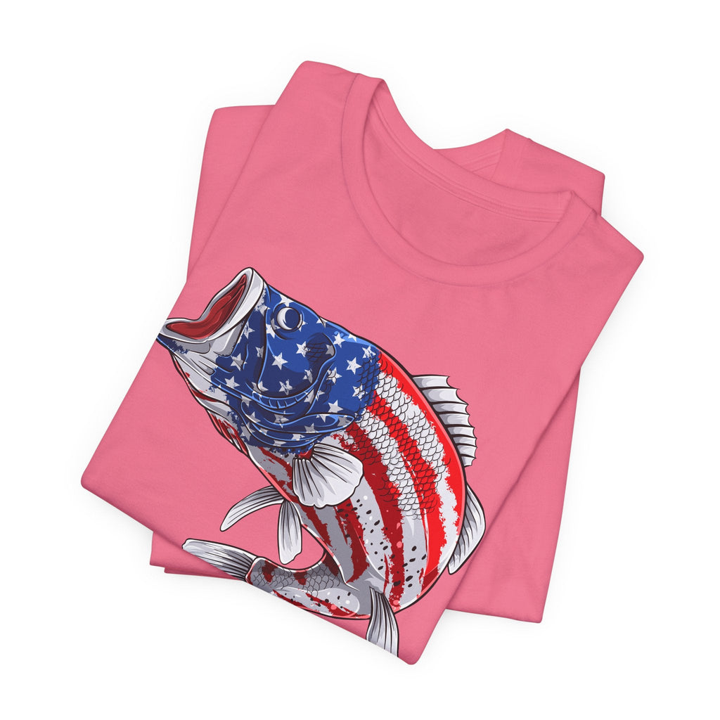 Patriotic Bass — Unisex Cotton Tee