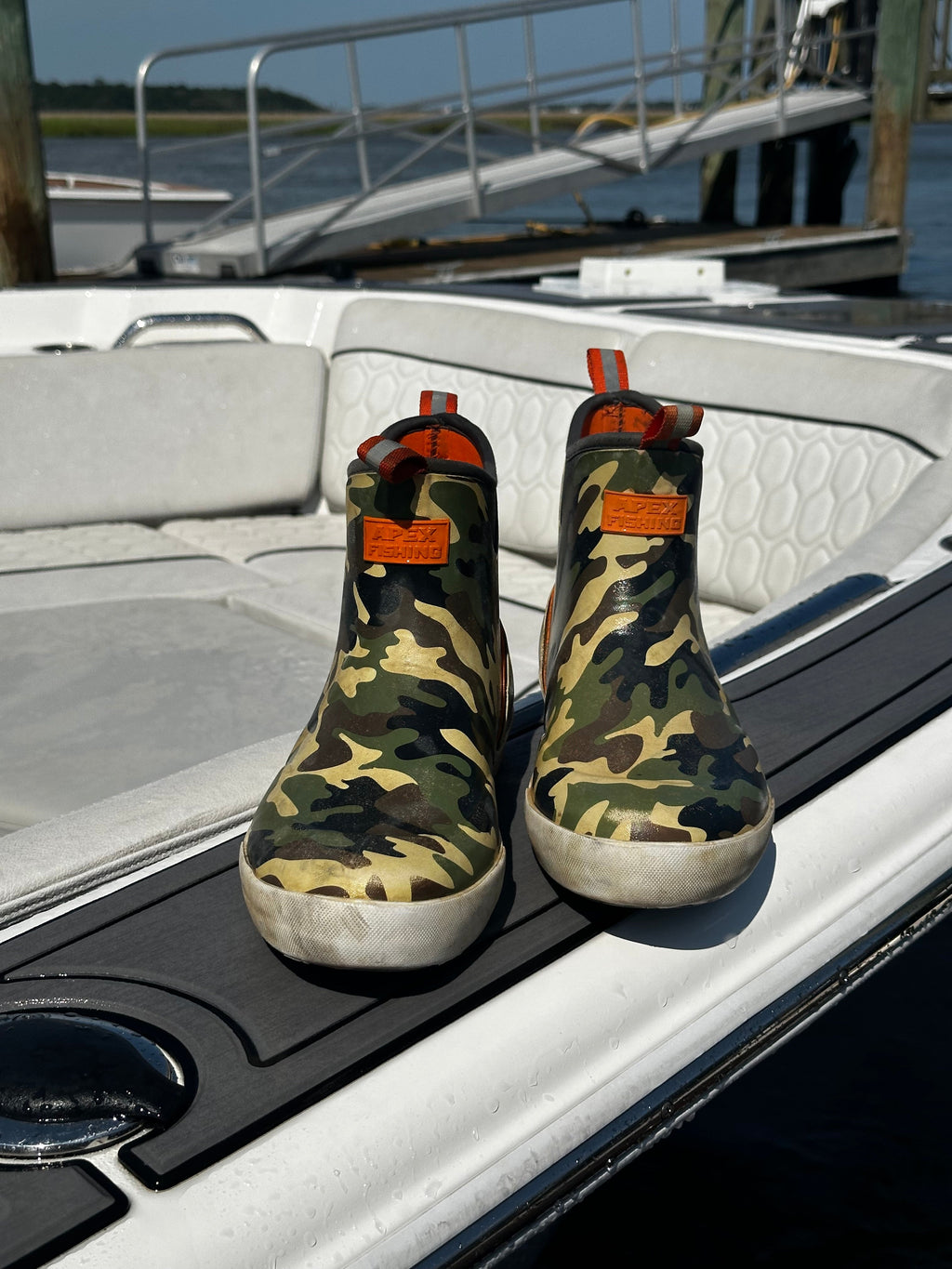Camo Deck Boots