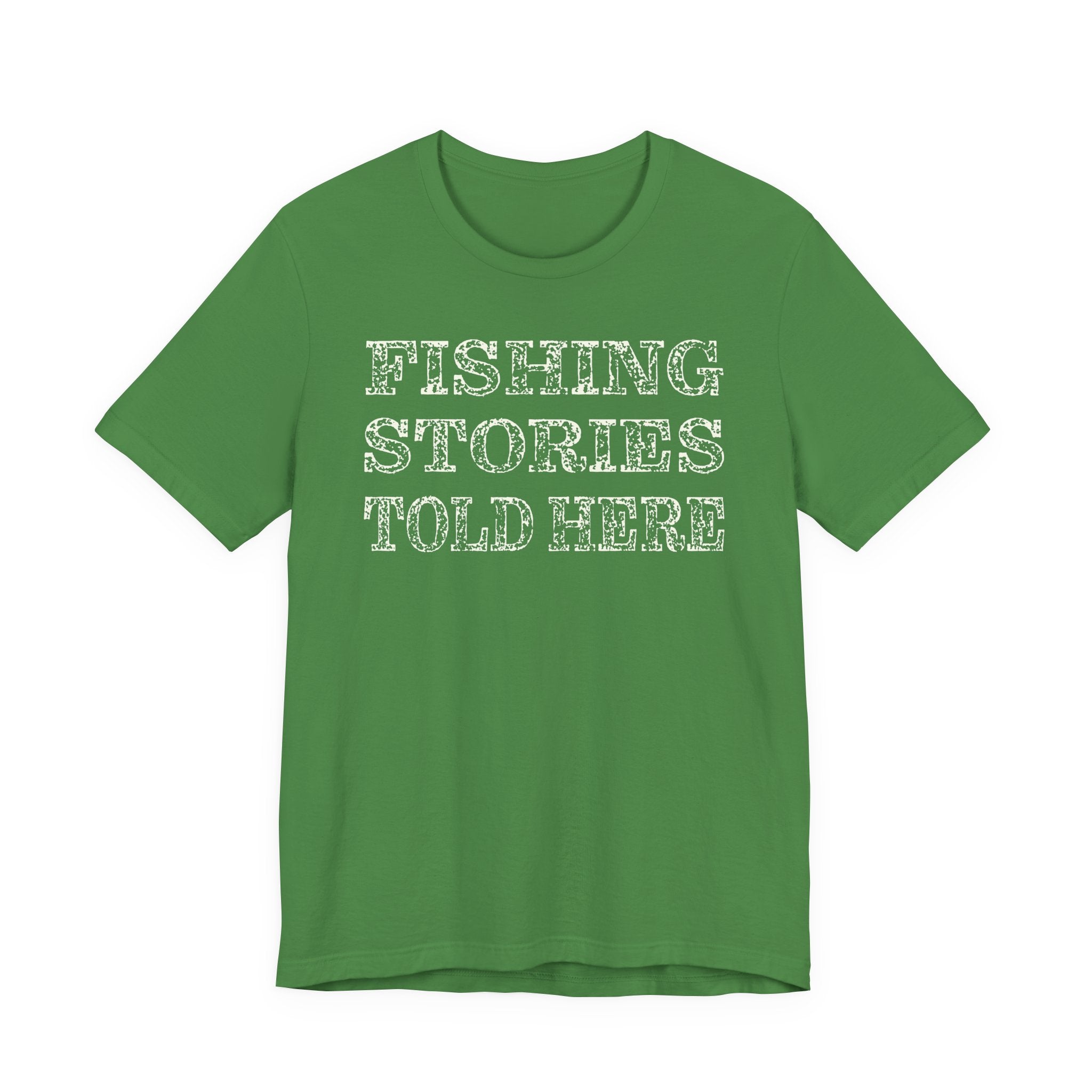 Fishing Stories Told Here — Unisex Cotton Tee
