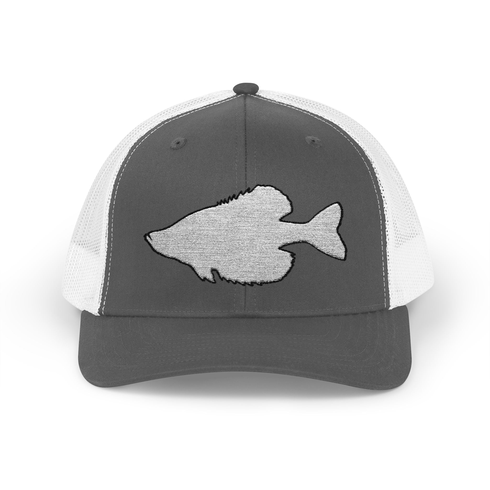 Crappie Silhouette — Embroidered Baseball Cap