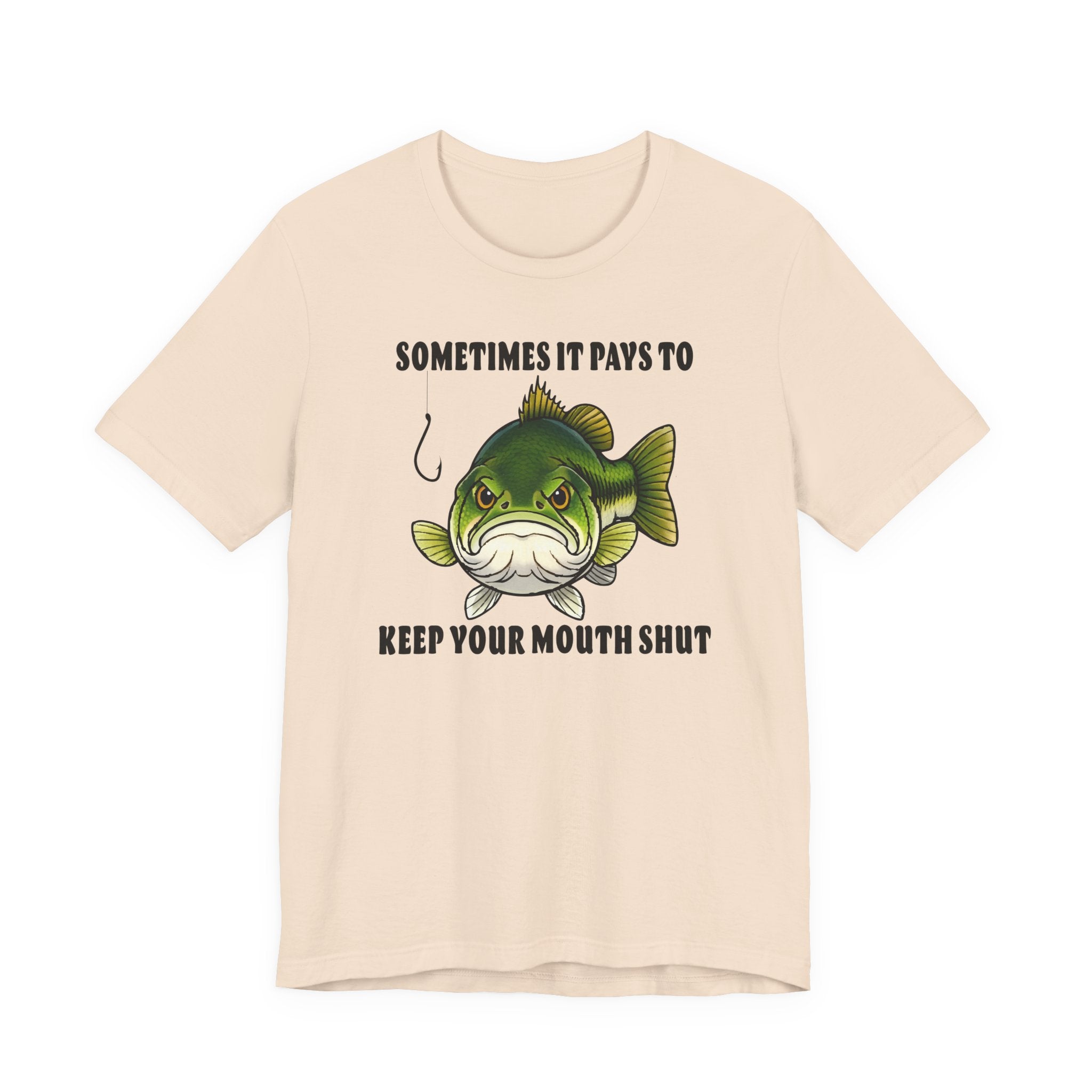 Sometimes It Pays to Keep Your Mouth Shut — Unisex Cotton Tee