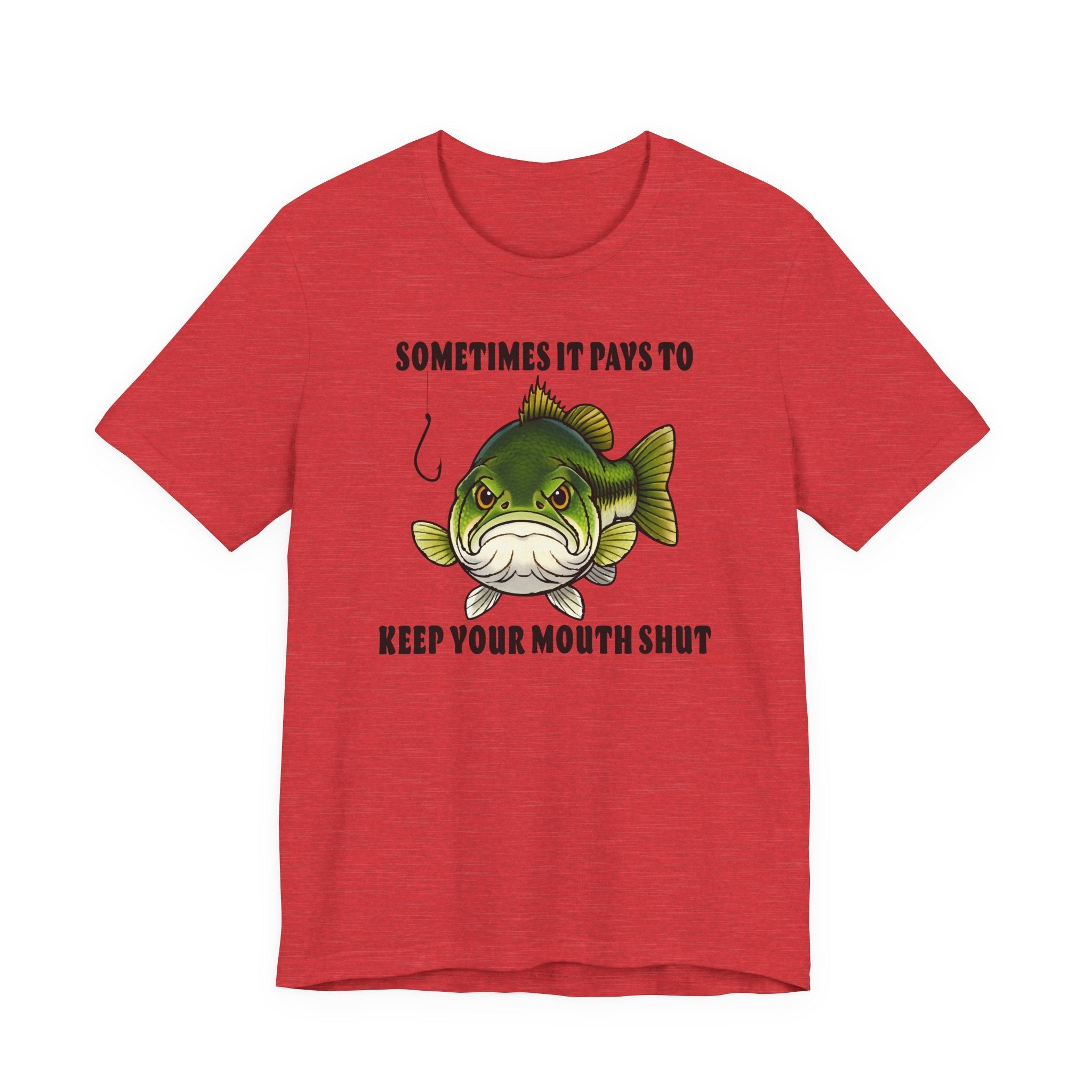 Sometimes It Pays to Keep Your Mouth Shut — Unisex Cotton Tee