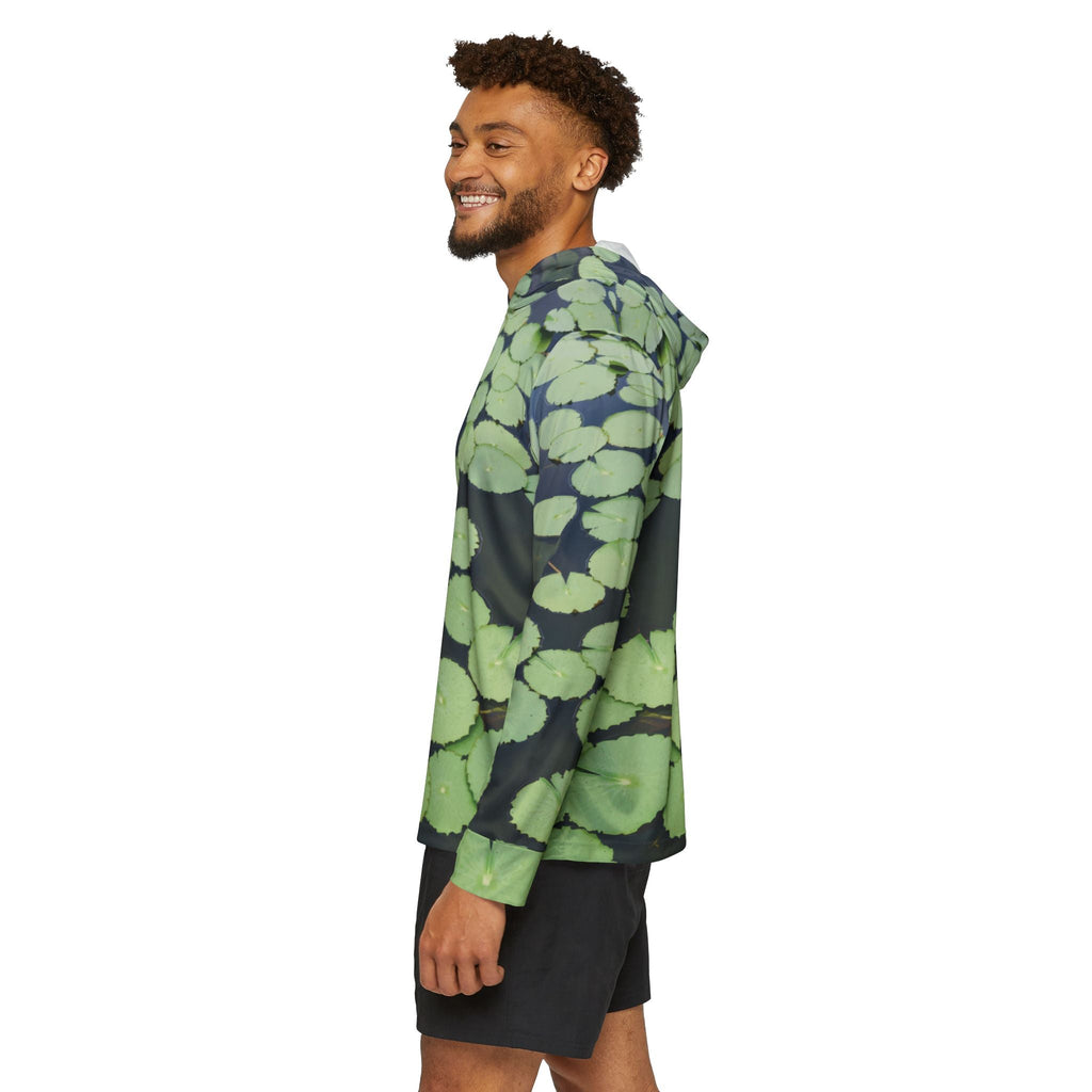 Lily Pads — Unisex Fishing Pullover Hoodie (SPF 50+)