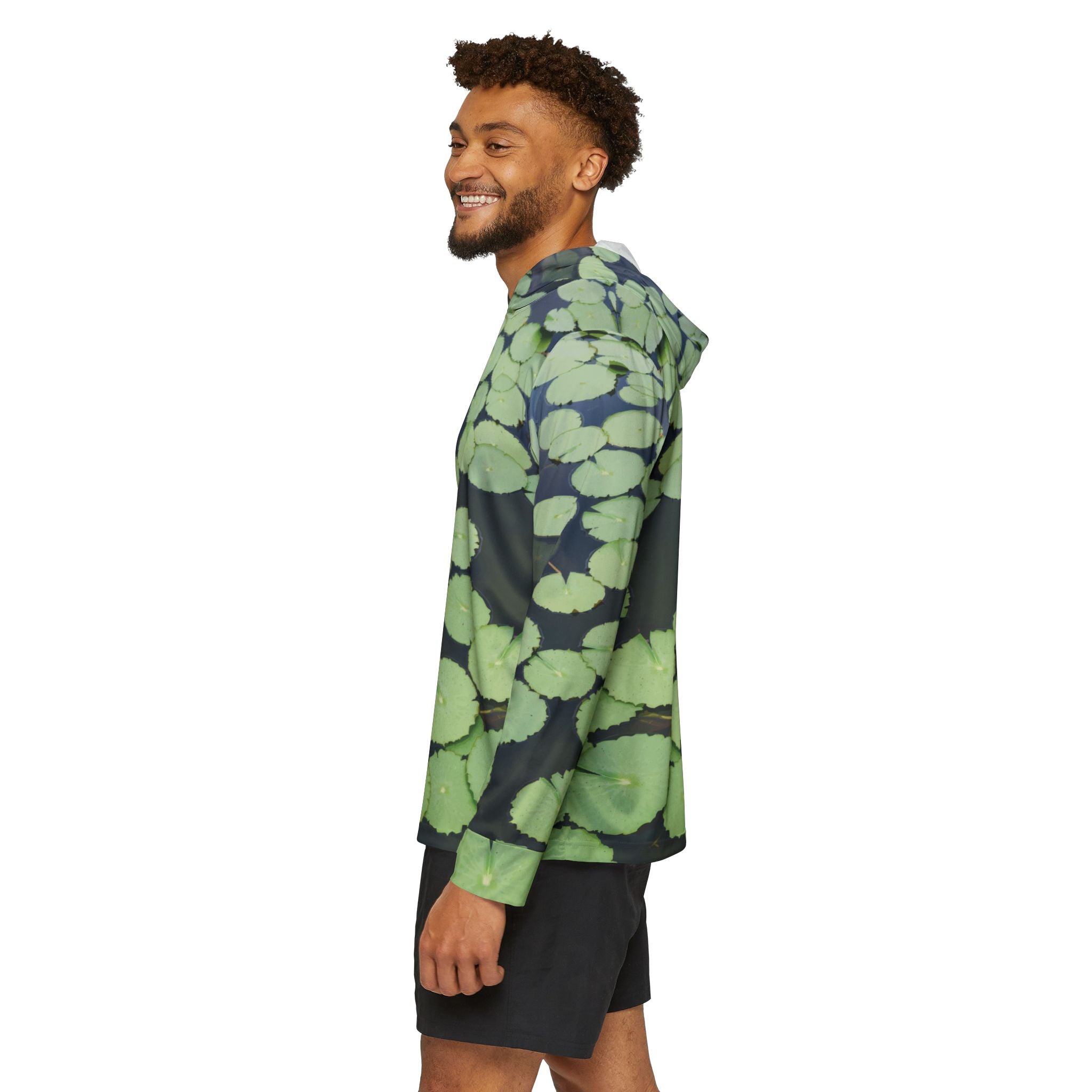 Lily Pads — Unisex Fishing Pullover Hoodie (SPF 50+)