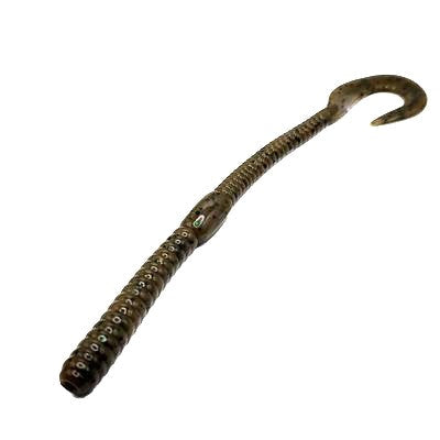 Curl Tail 6" - Green Pumpkin (10Pk)