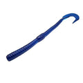 Curl Tail 6"- Blue Silver Flake         (10 Pk)