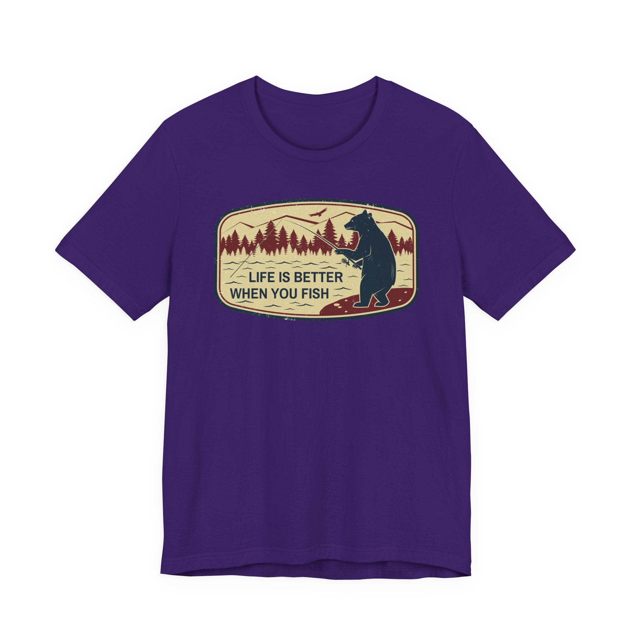 Life Is Better When You Fish — Unisex Cotton Tee
