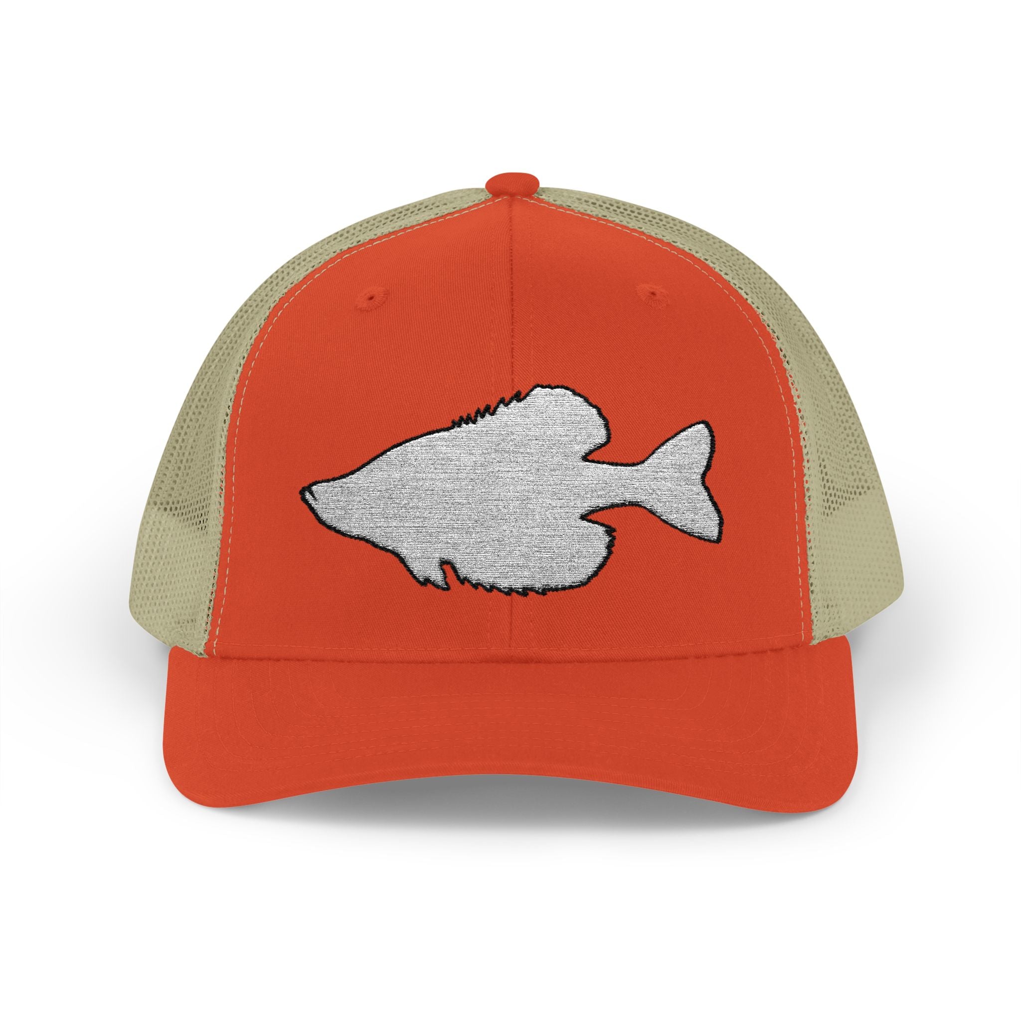 Crappie Silhouette — Embroidered Baseball Cap