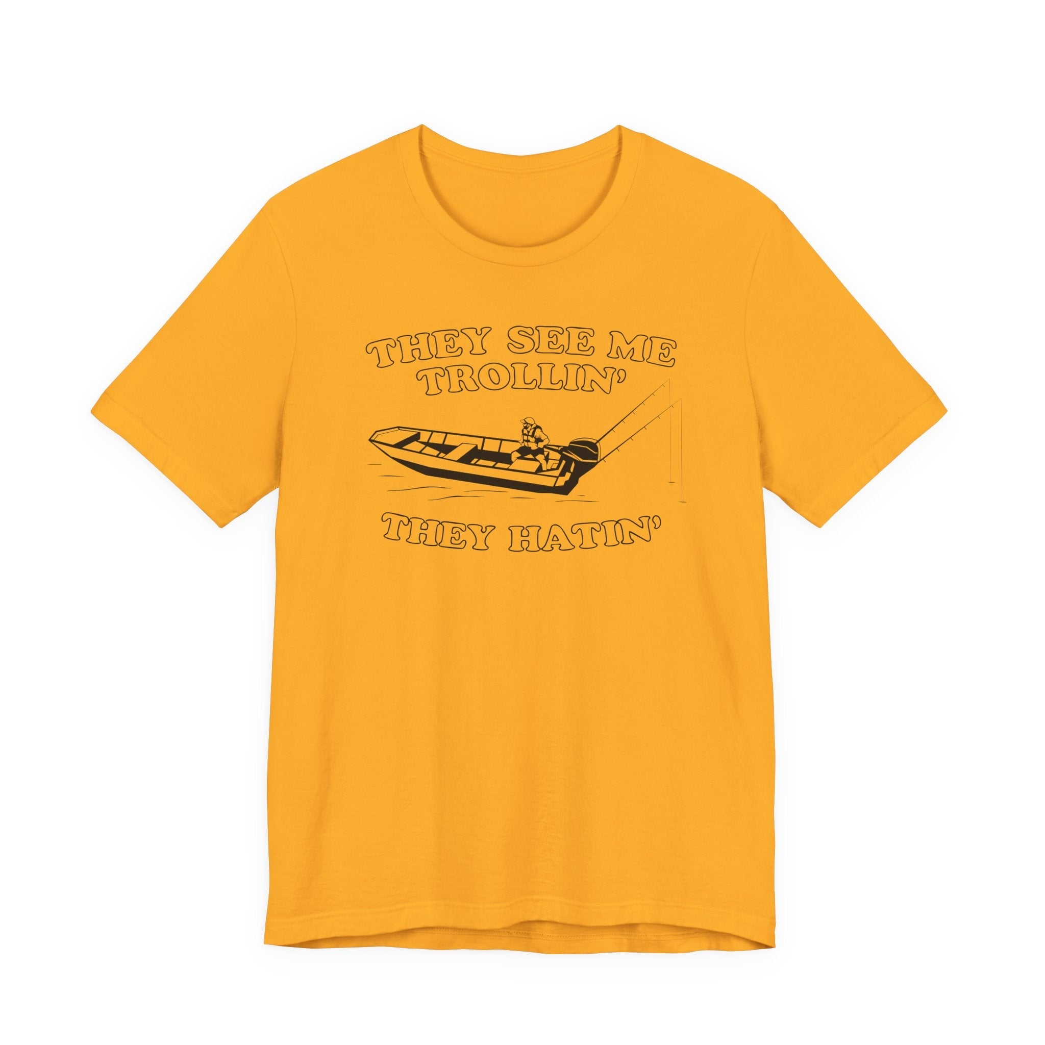 They See Me Trollin’, They Hatin’ — Unisex Cotton Tee