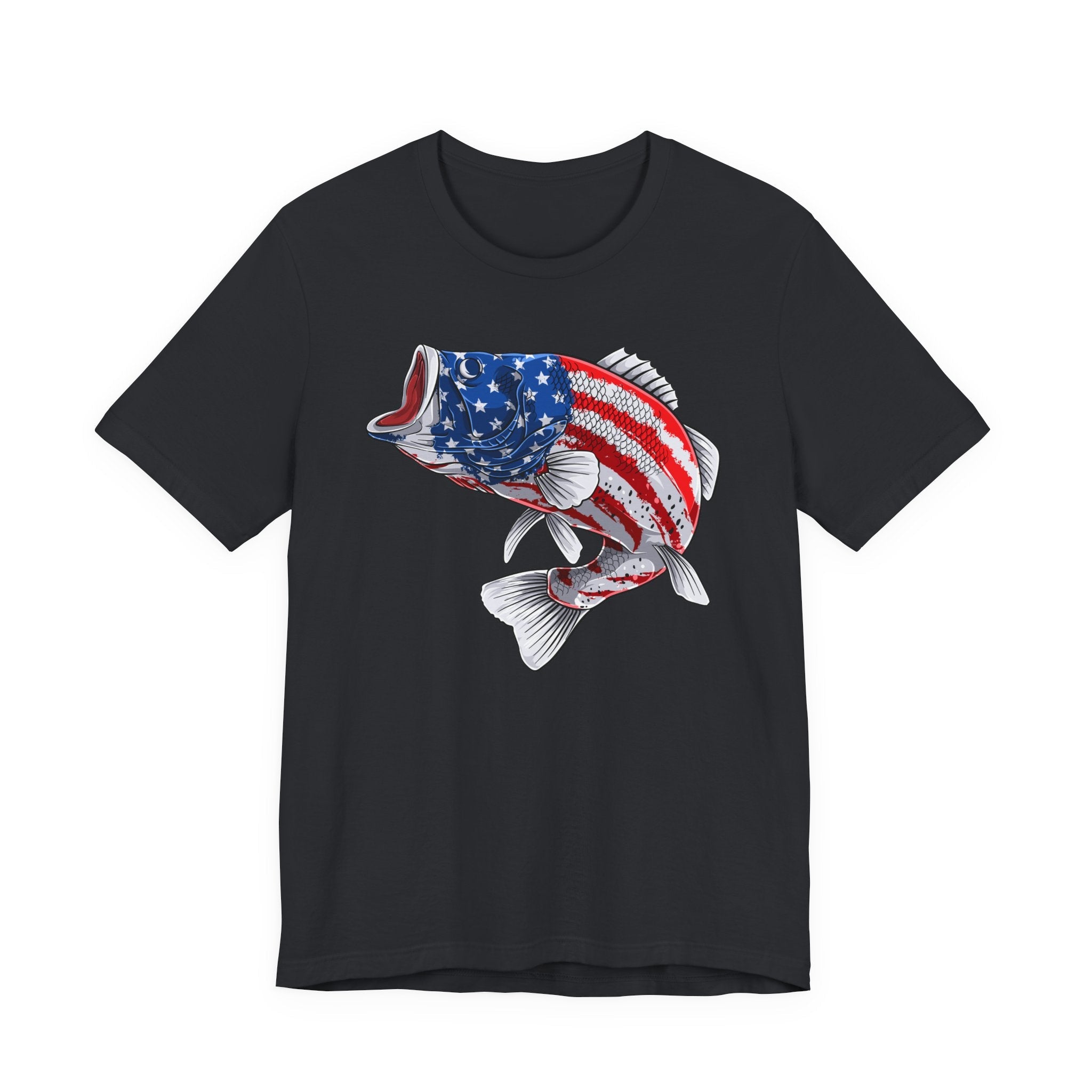 Patriotic Bass — Unisex Cotton Tee