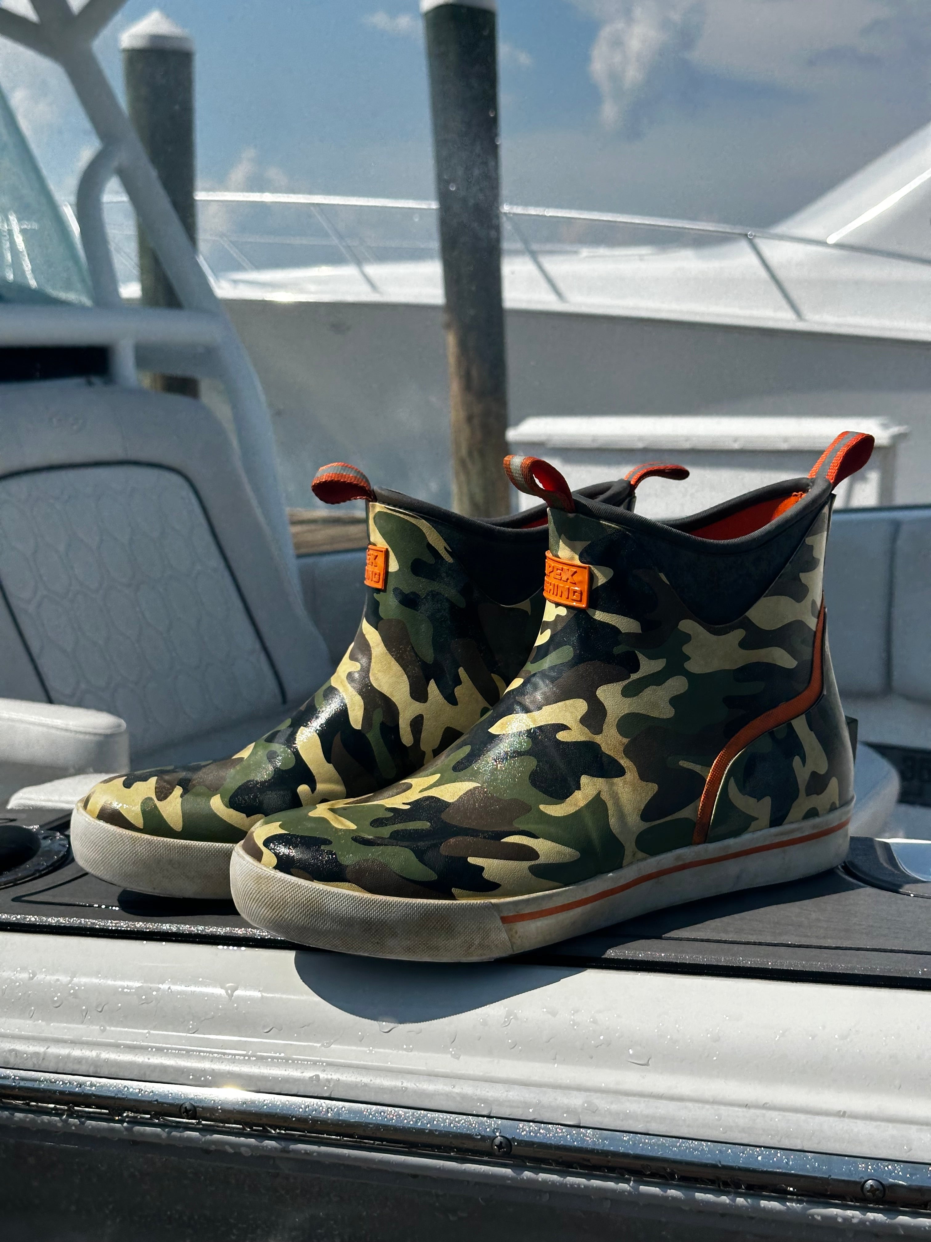 Camo Deck Boots