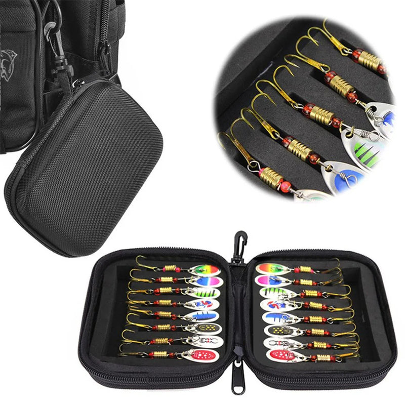 Spinner Fishing Lure 16pcs Set Fishing for Trout, crappie, bass